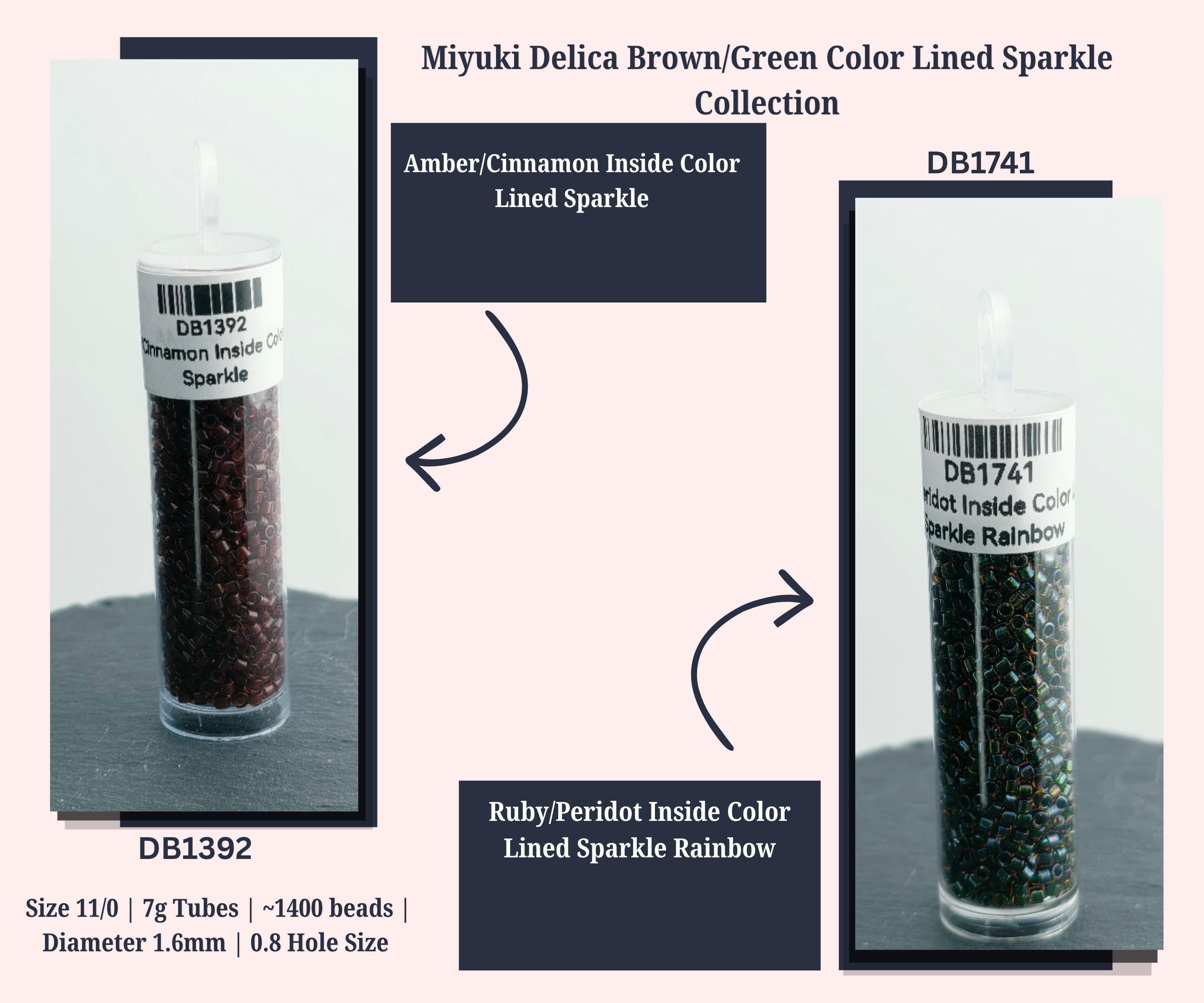 Brown/Greens Lined Sparkle