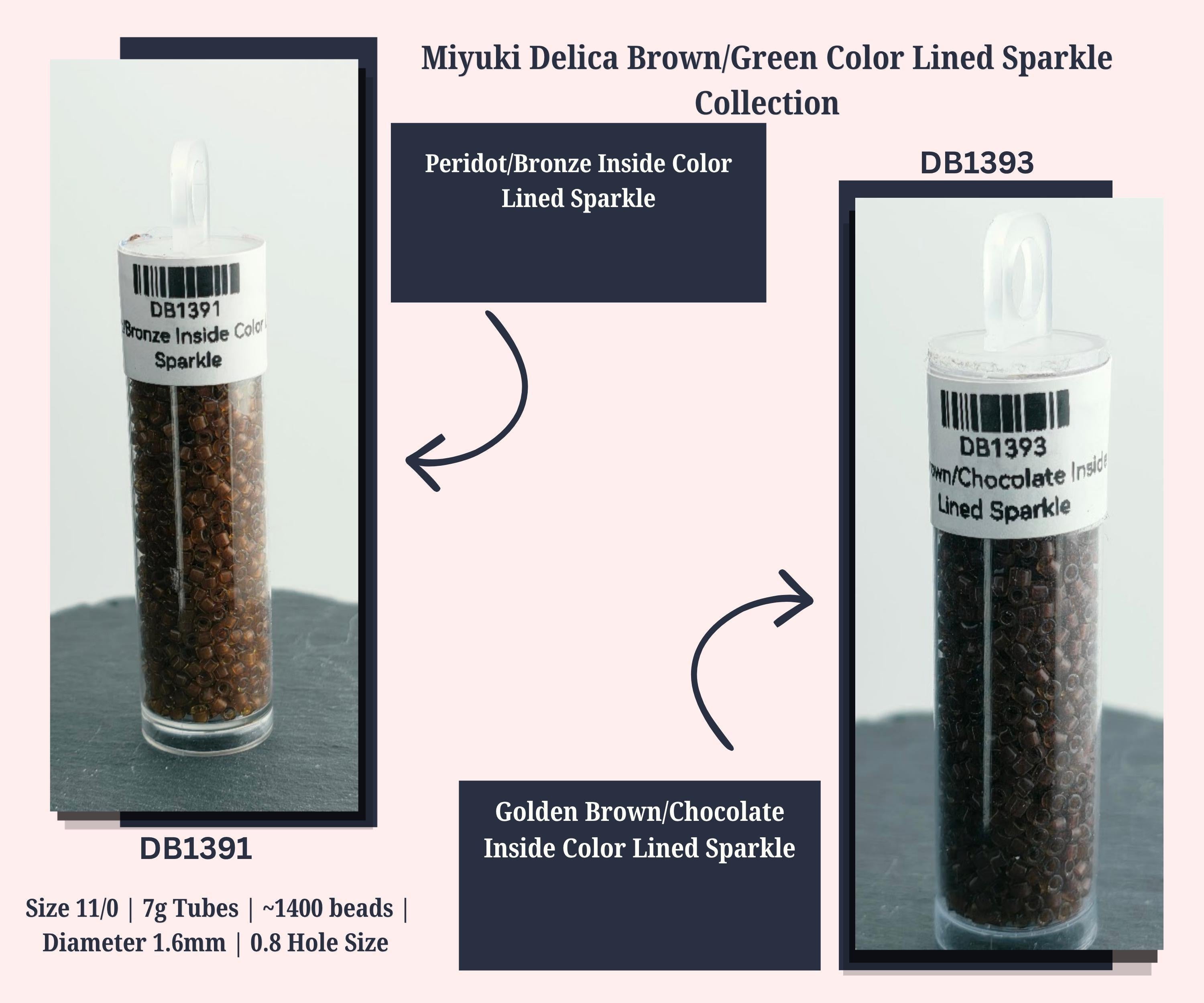 Brown/Greens Lined Sparkle