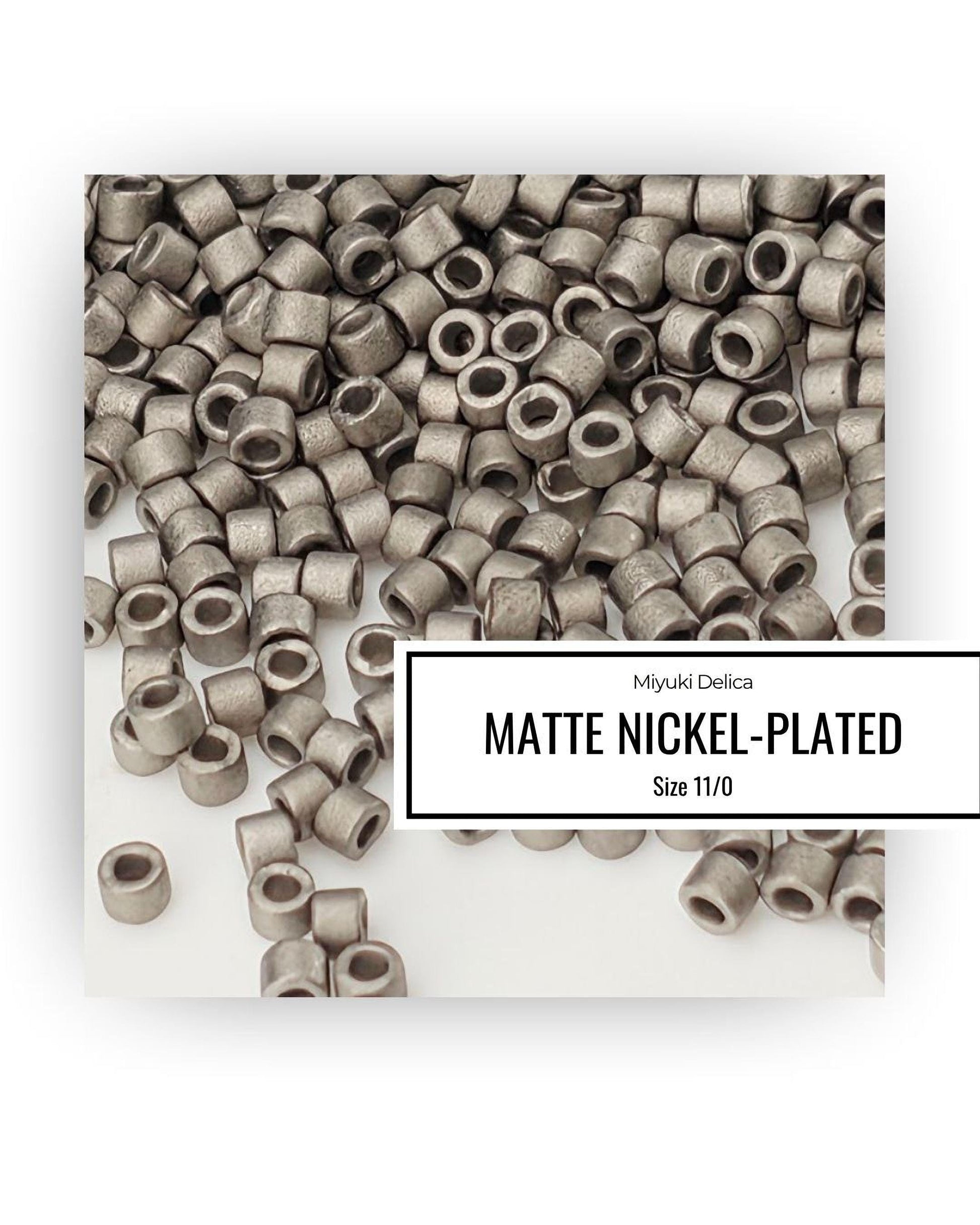 Miyuki Delica Seed Beads Plated Matte & Metallic