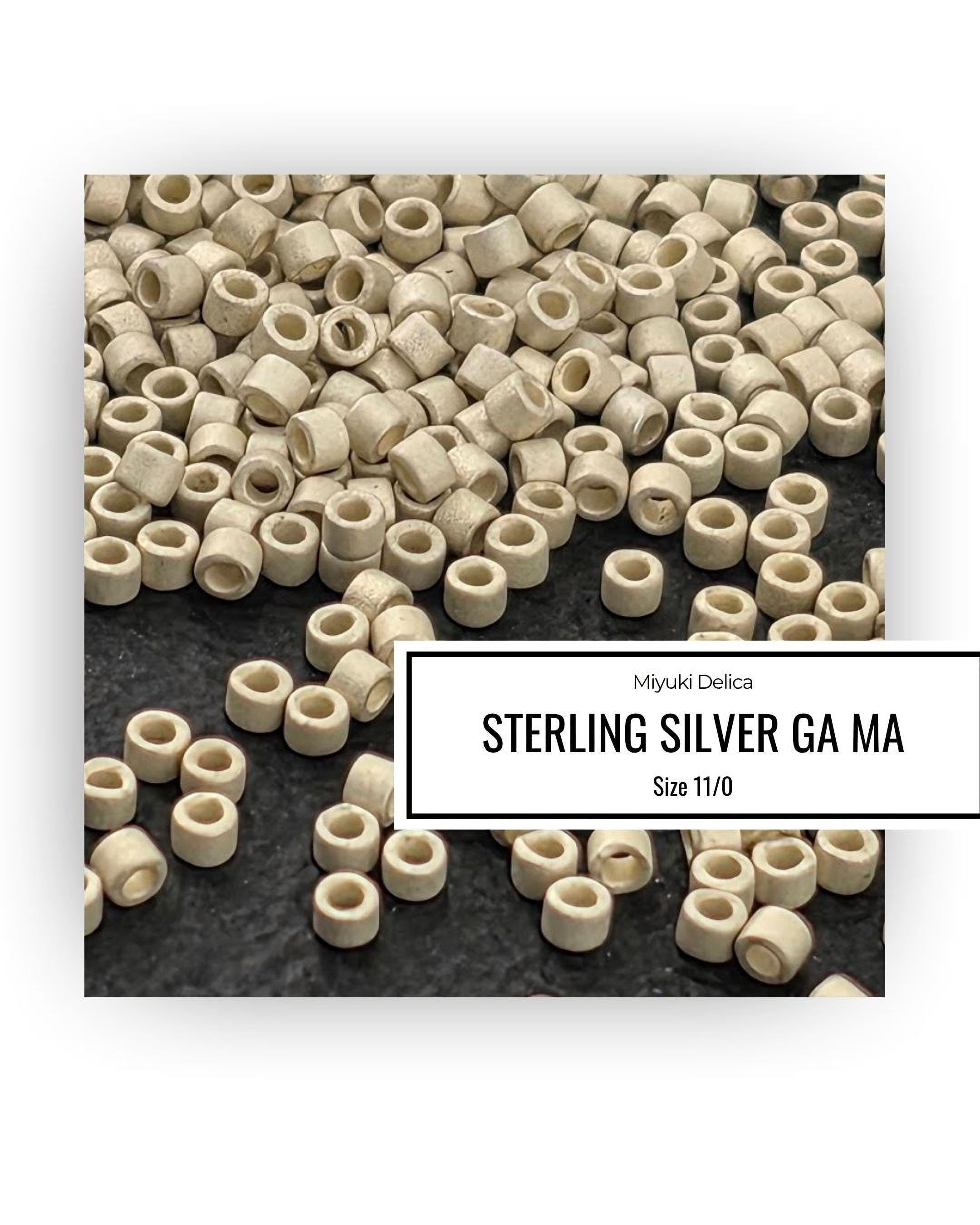 Miyuki Delica Seed Beads Plated Matte & Metallic
