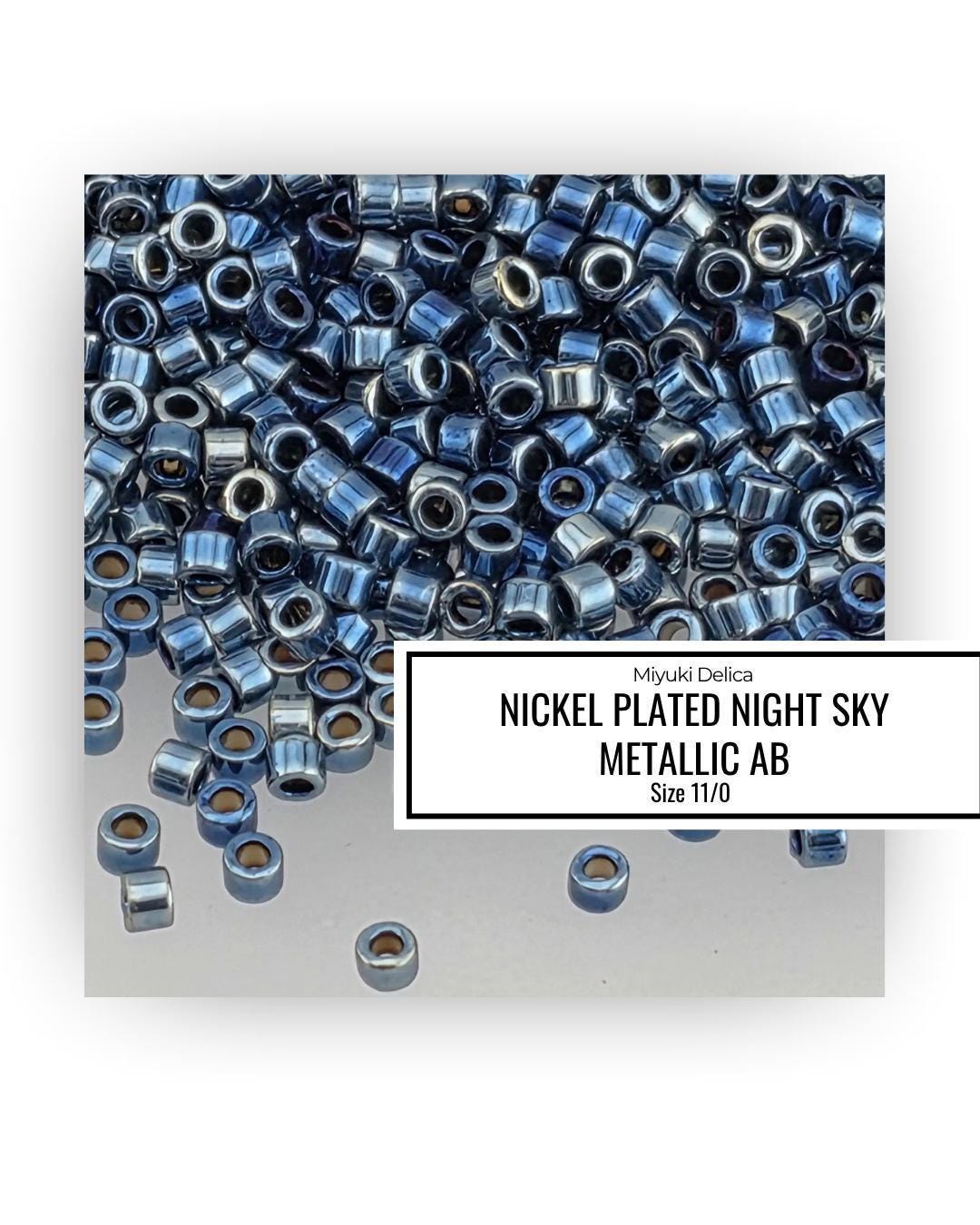 Miyuki Delica Seed Beads Plated Matte & Metallic