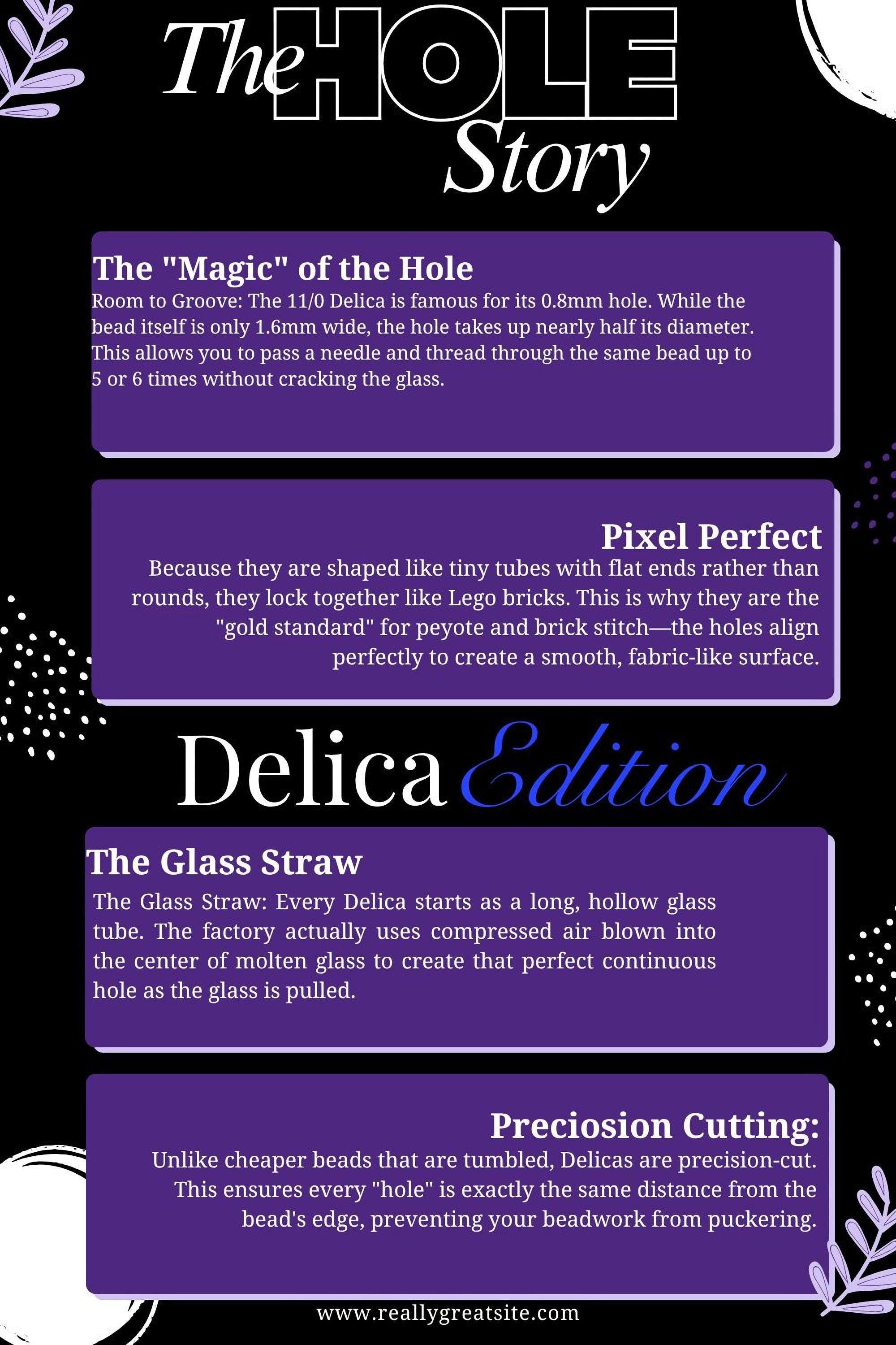 Miyuki Delica Seed Beads Plated Matte & Metallic