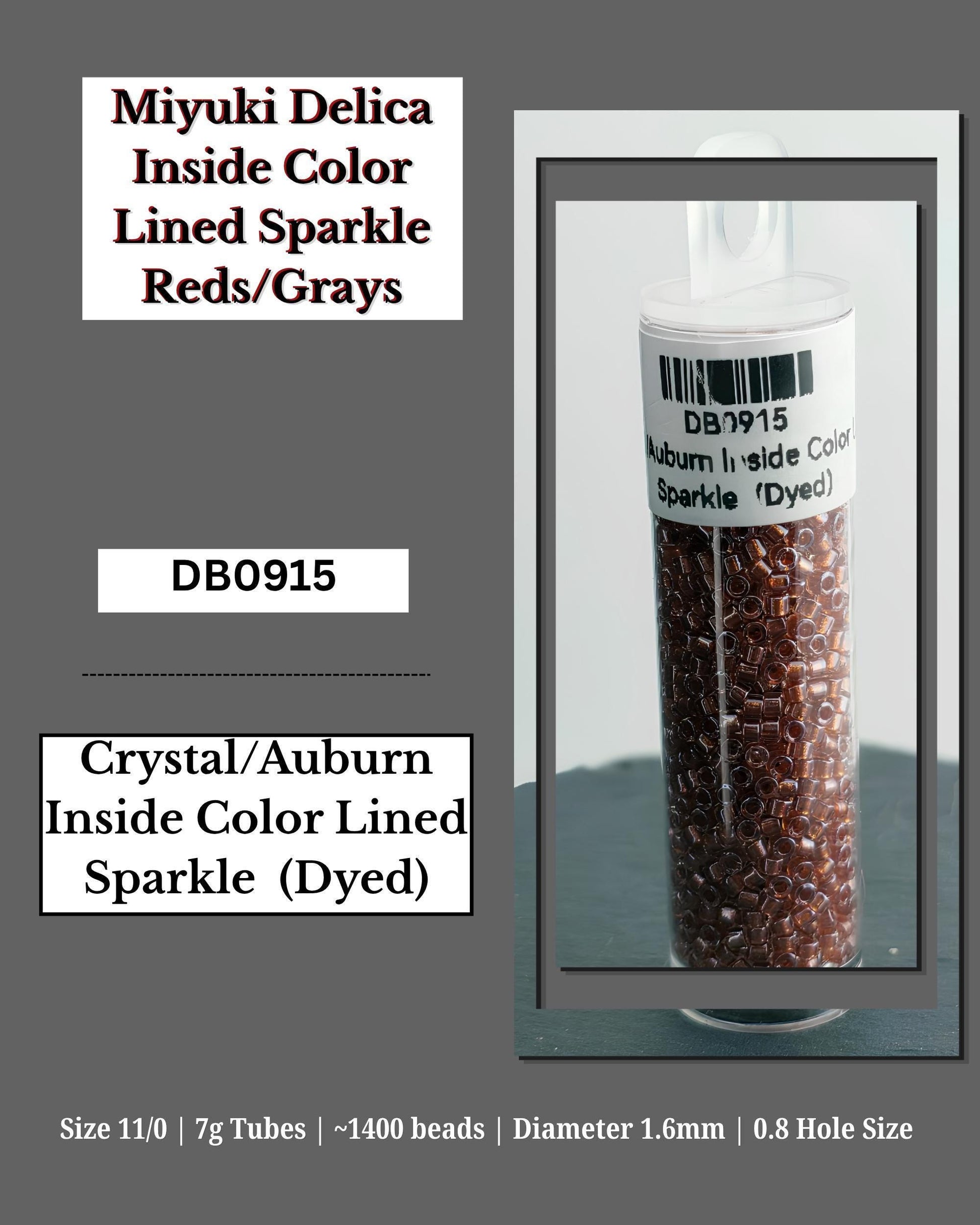 Grey/Red Sparkle