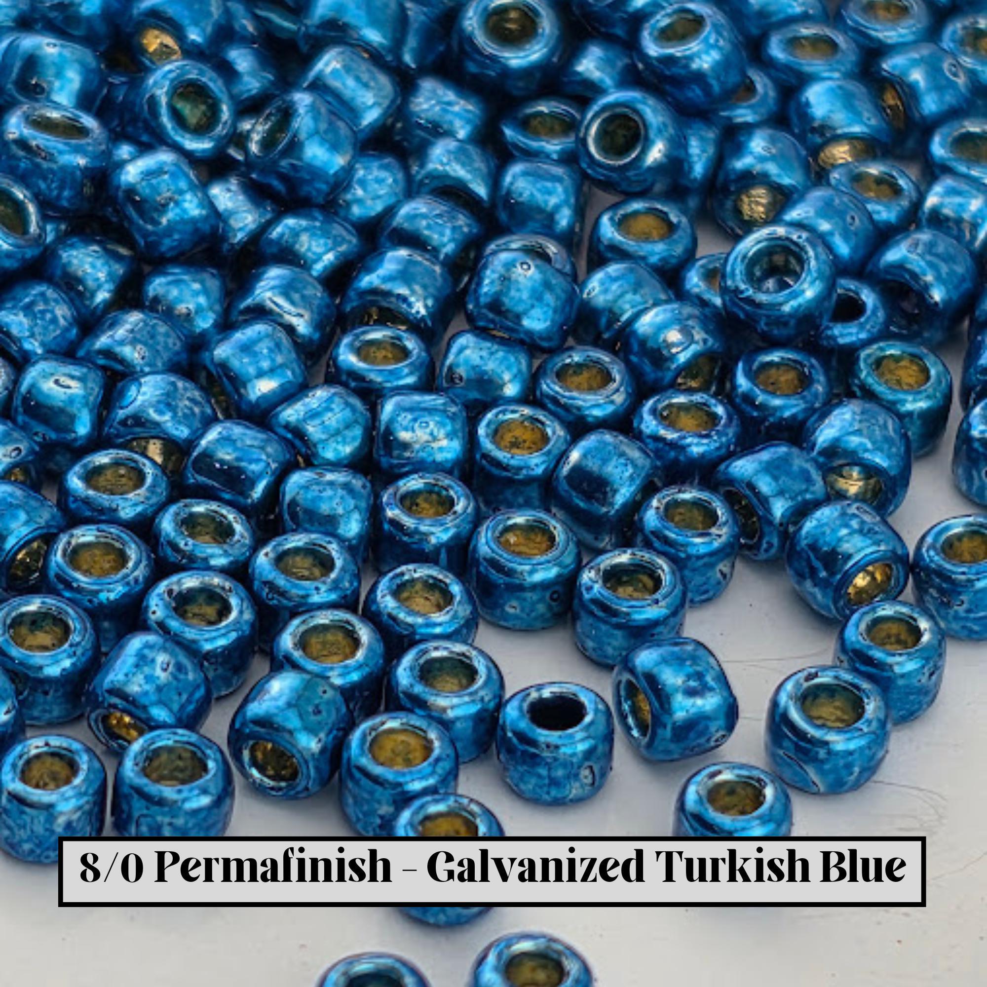 TOHO Round 8/0 Galvanized 2.5" tubes