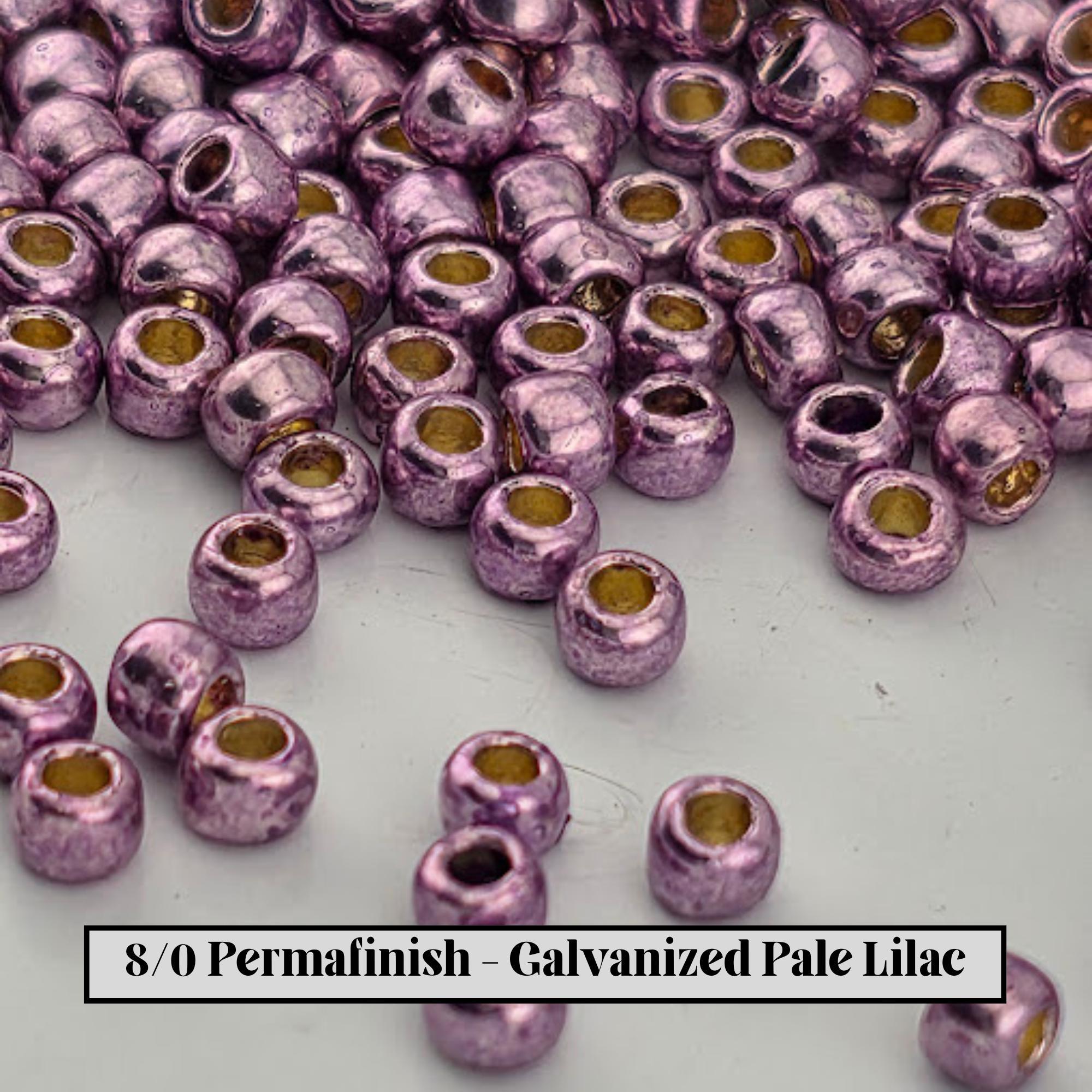 TOHO Round 8/0 Galvanized 2.5" tubes