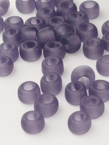 TOHO Round 3/0 Tube 2.5" : Transparent-Frosted Sugar Plum