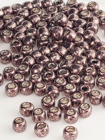 TOHO Round 6/0 Tube 2.5" : Galvanized Mauve