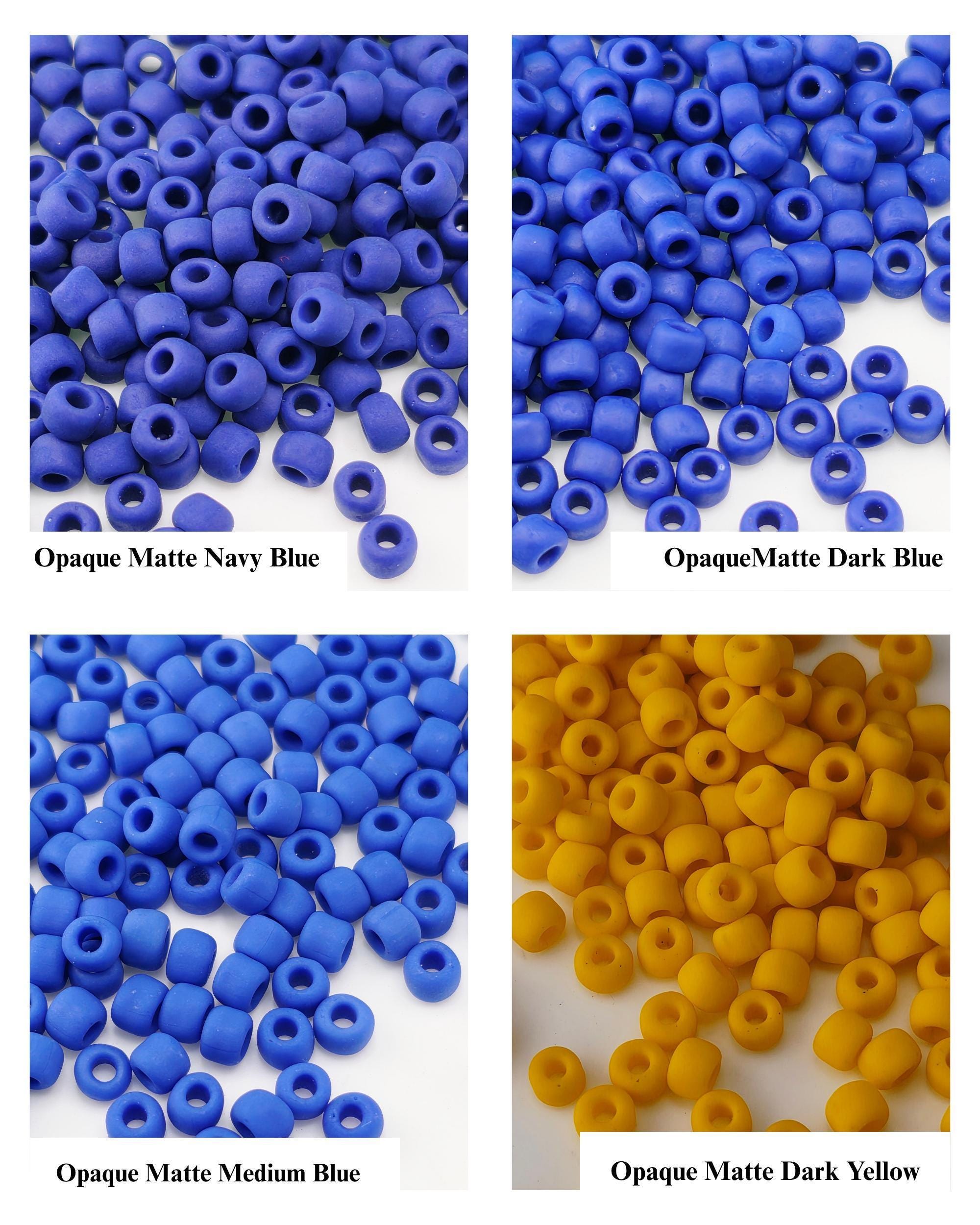 Matte Seed Beads mix, frosted glass, Japanese size 6, 15g