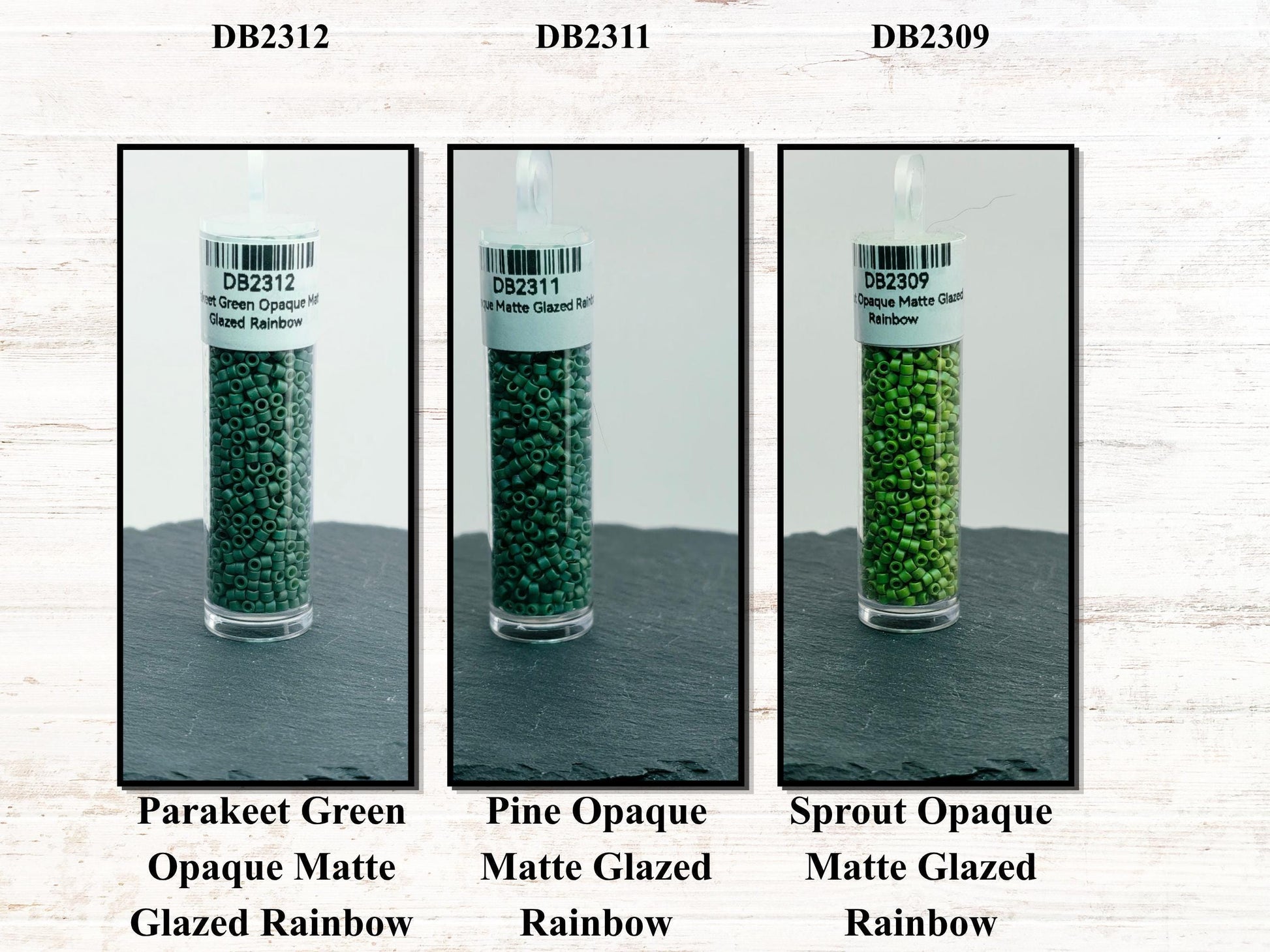 Miyuki Delica 11/0 Opaque Matte Glazed Seed Beads | Frosted Cylinder Beads | Pick Your Color or Full Set | 7g