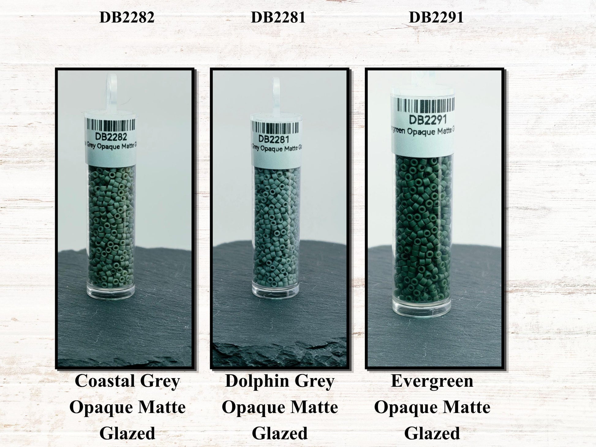 Miyuki Delica 11/0 Opaque Matte Glazed Seed Beads | Frosted Cylinder Beads | Pick Your Color or Full Set | 7g