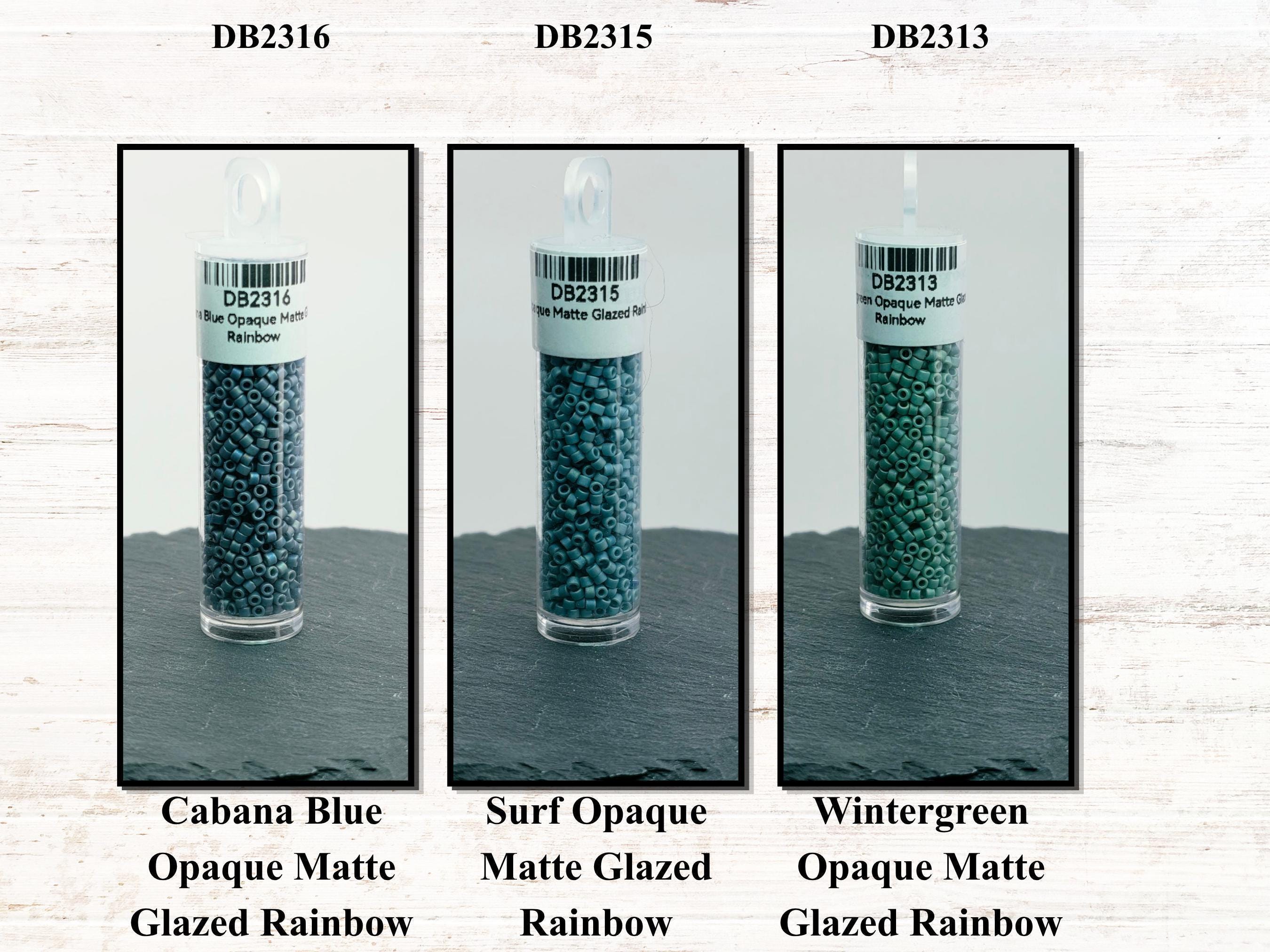 Miyuki Delica 11/0 Opaque Matte Glazed Seed Beads | Frosted Cylinder Beads | Pick Your Color or Full Set | 7g