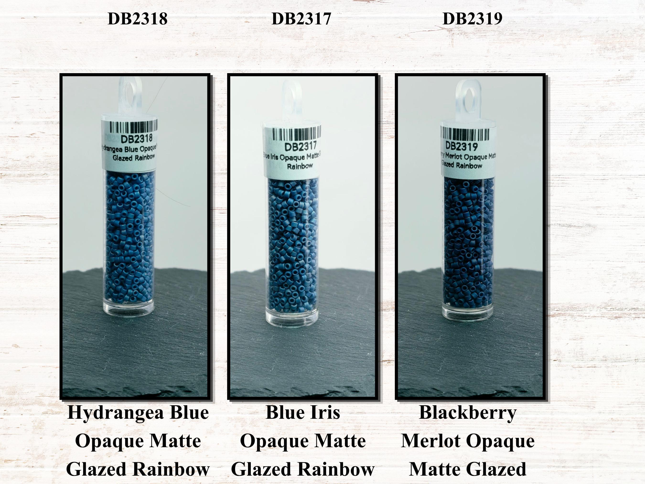 Miyuki Delica 11/0 Opaque Matte Glazed Seed Beads | Frosted Cylinder Beads | Pick Your Color or Full Set | 7g