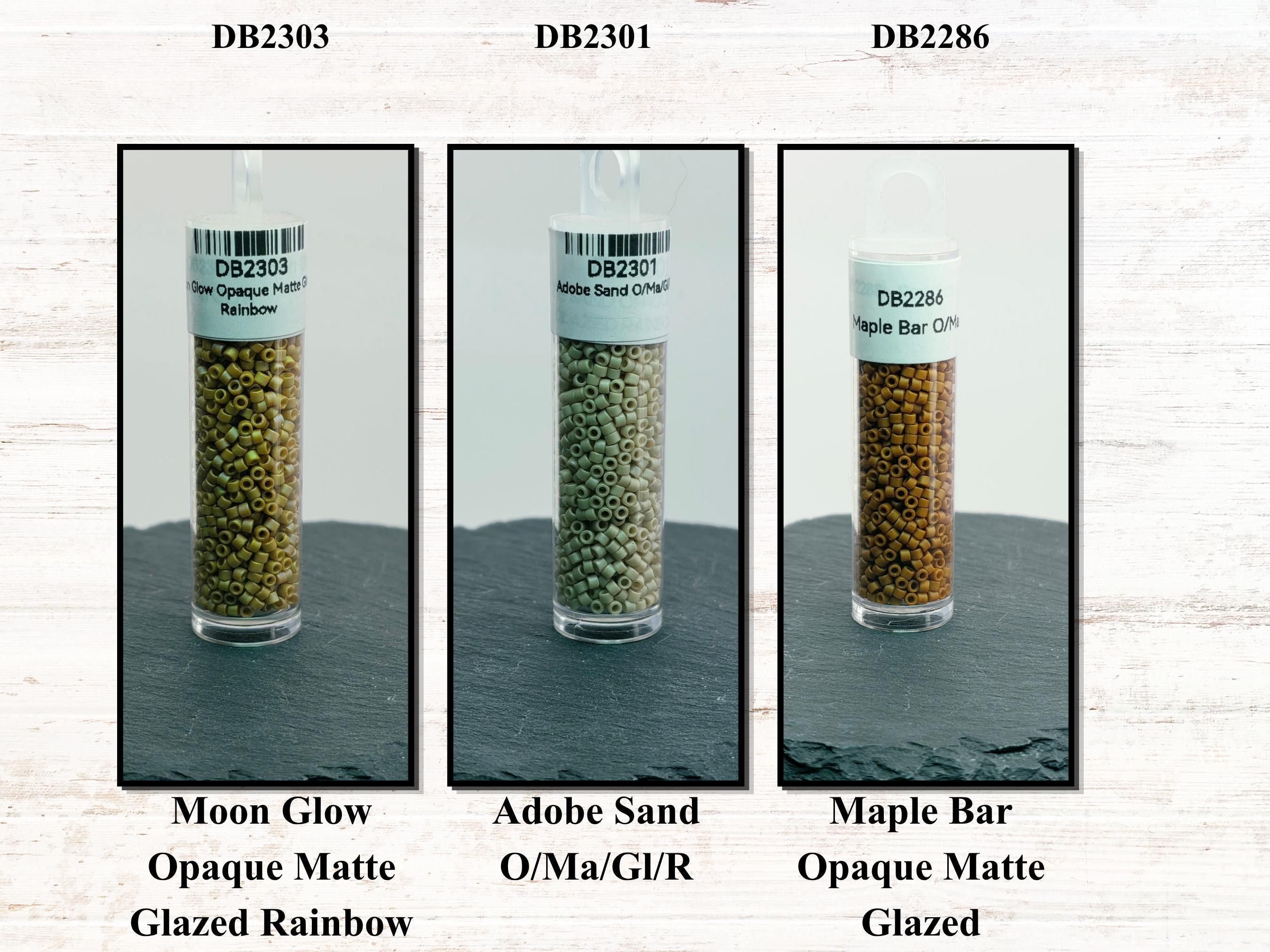 Miyuki Delica 11/0 Opaque Matte Glazed Seed Beads | Frosted Cylinder Beads | Pick Your Color or Full Set | 7g