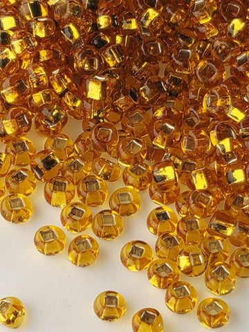 Transparent Gold Silver Lined | Size 8 | 15g | Preciosa-Ornela Glass Seed Beads