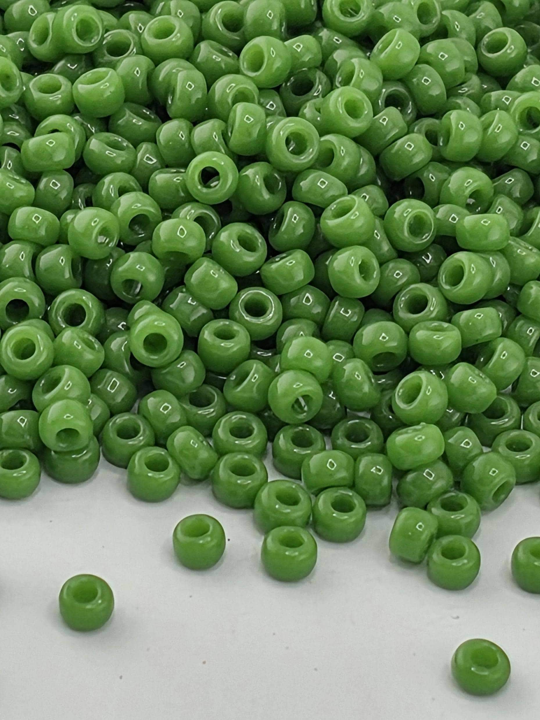 Miyuki Seed Beads: Green Opaque 11/0 (20g, Jewelry Craft)