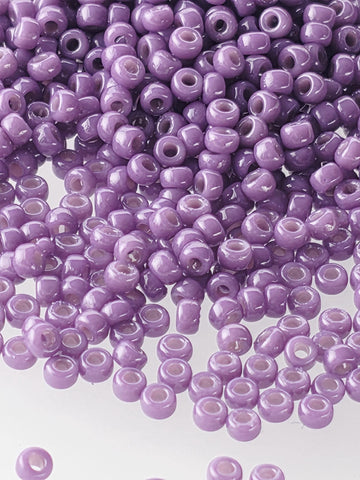 Dark Orchid Dyed Opaque Duracoat Miyuki Rocailles | Size 11 | 20g