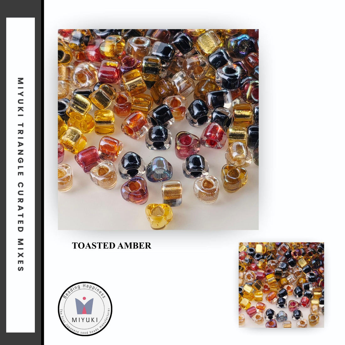 a collection of colorful beads in various shapes and sizes, arranged in separate containers.