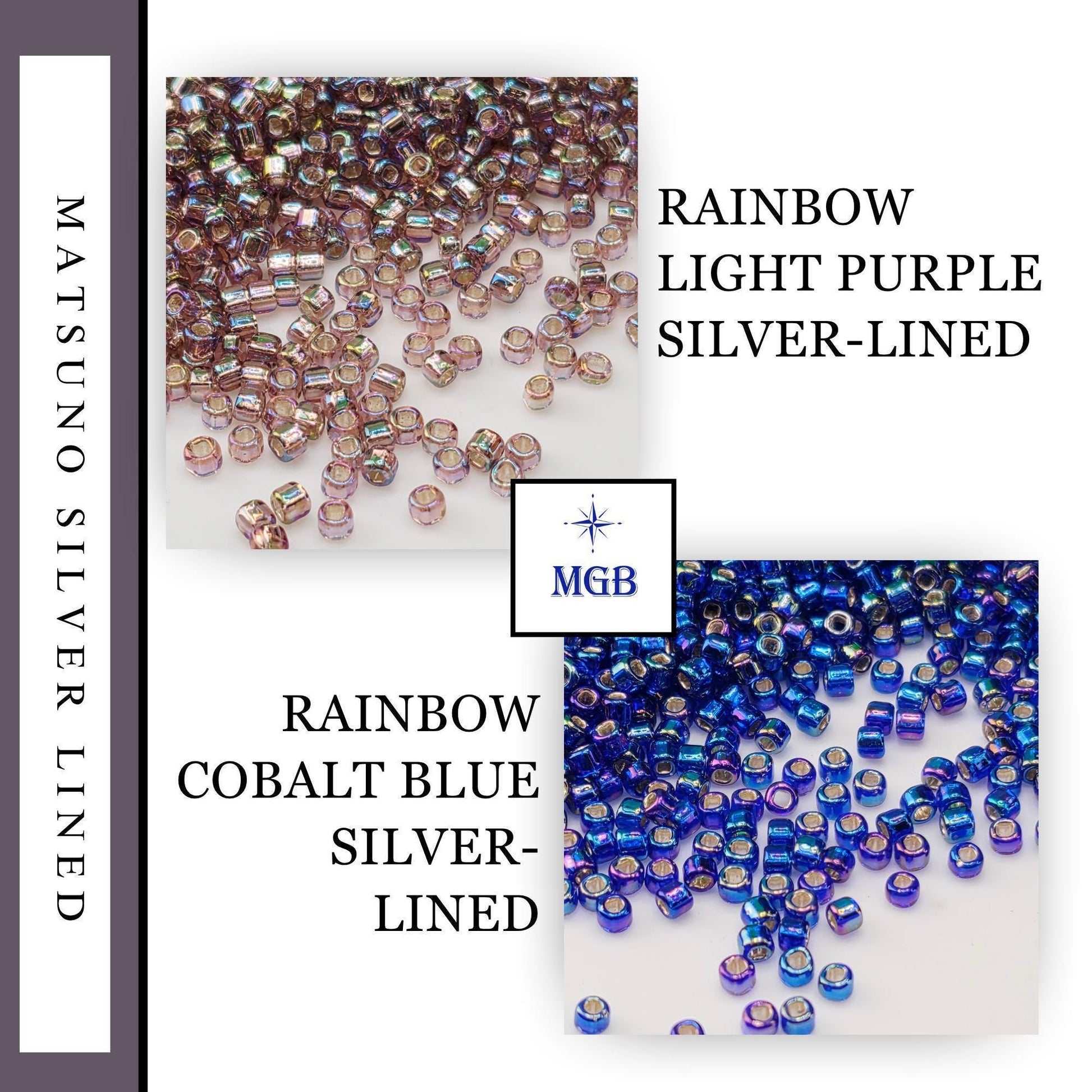 Seed Beads: Matsuno Transparent Silver Lined (11/0, 15g)