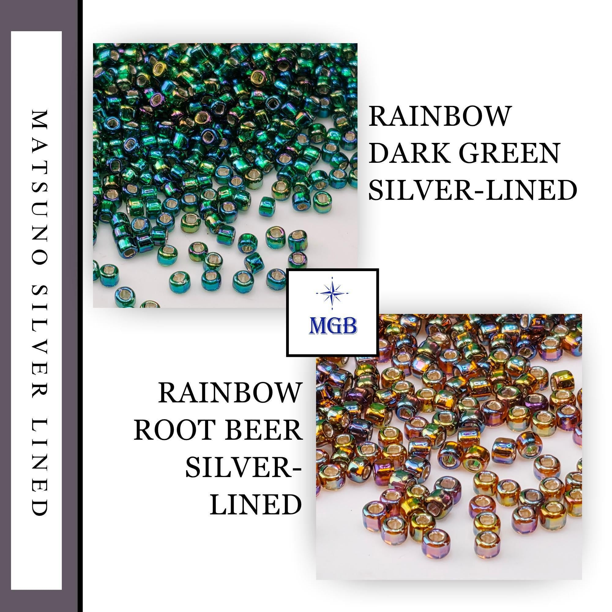 Seed Beads: Matsuno Transparent Silver Lined (11/0, 15g)