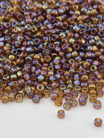 Matsuno 1781SB Translucent Rainbow Rootbeer (24R 11/0 RR) (15g, ~1650 pcs)