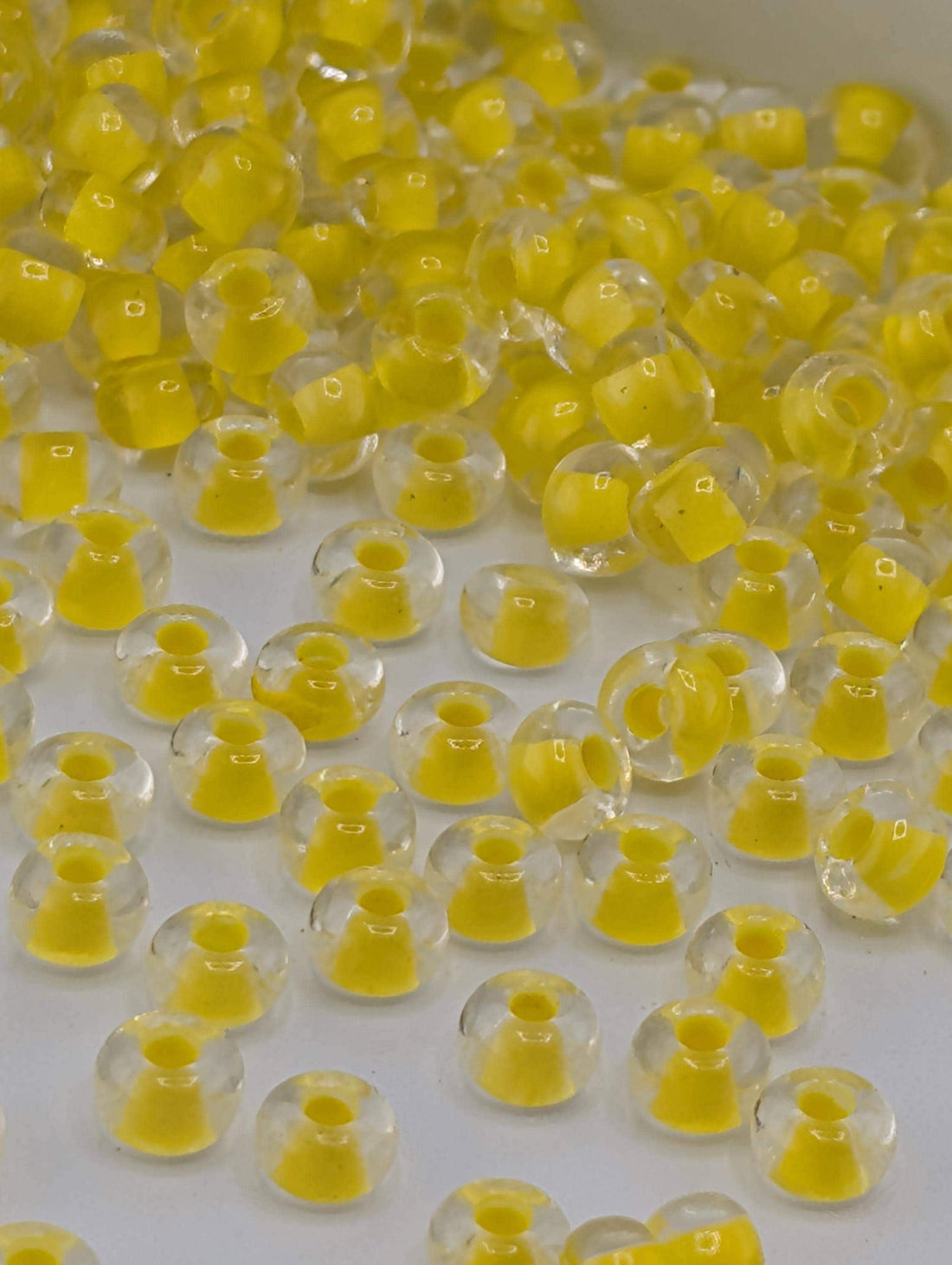 Opaque Terra-Intensive Yellow | Size 6 | 20g Tube | Preciosa-Ornela Glass Seed Beads