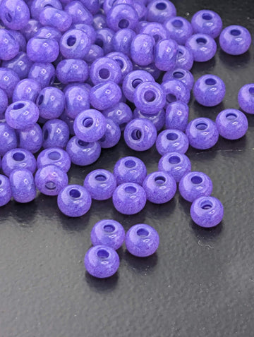 Opaque Terra-Intensive Violet Dyed | Size 6 | 20g Tube | Preciosa-Ornela Glass Seed Beads