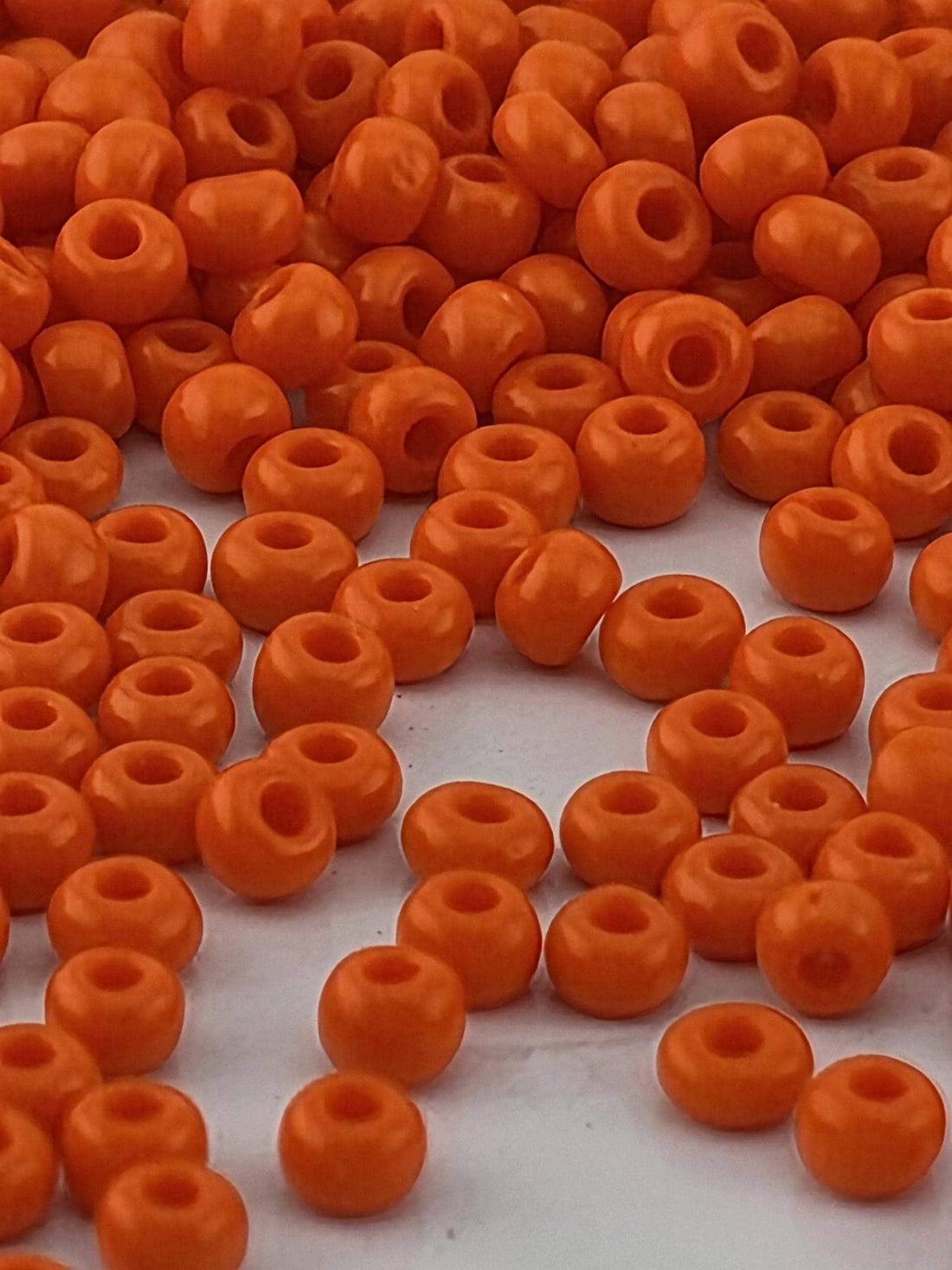 Opaque Dark Orange | Size 6 | 15g | Preciosa-Ornela Glass Seed Beads