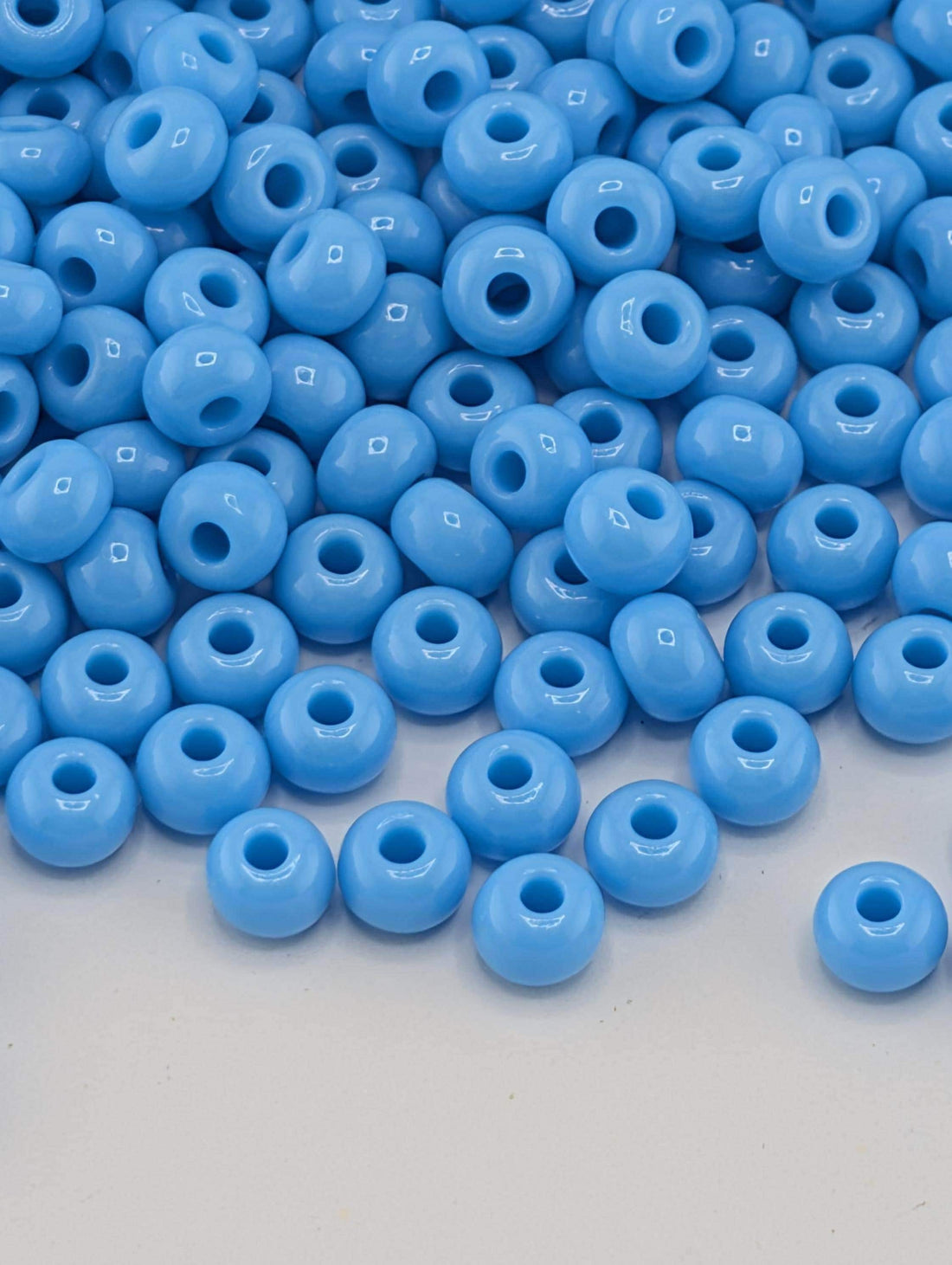 Opaque Blue Turquoise | Size 6 | 15g | Preciosa-Ornela Glass Seed Beads