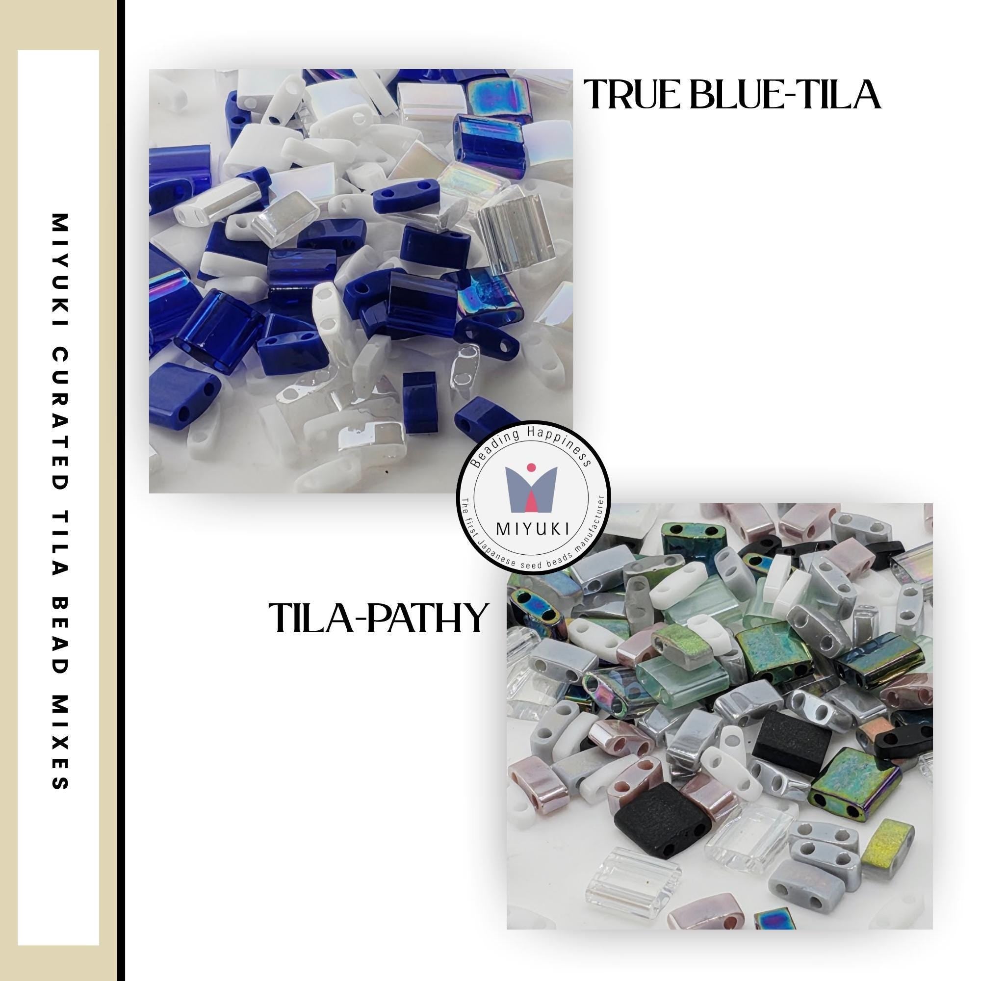 Miyuki Tila, Half-Tila & Quarter-Tila Bead Mixes | 7.5g