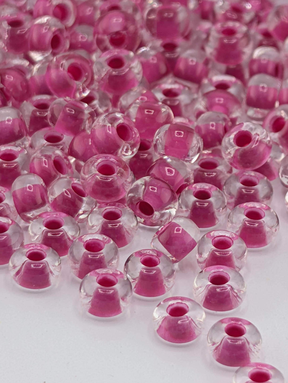 Opaque Terra Intensive Dyed Pink | Size 6 | 20g Tube | Preciosa-Ornela Glass Seed Beads