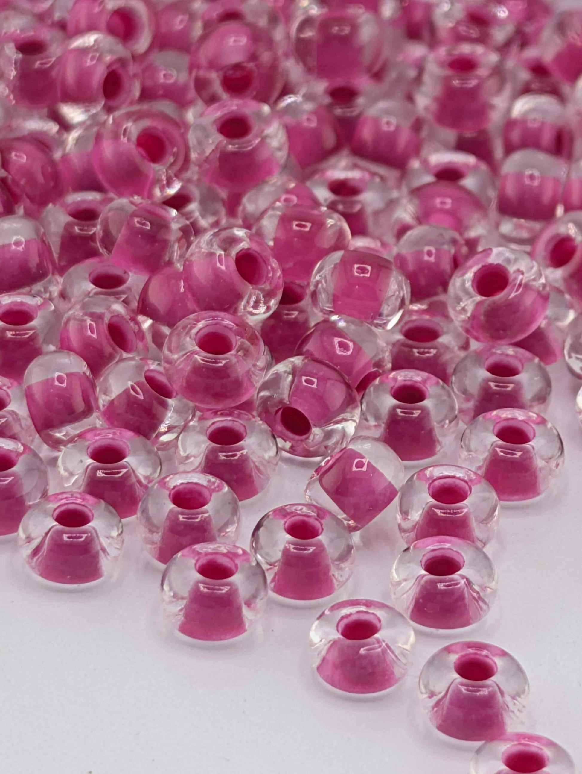 Opaque Terra Intensive Dyed Pink | Size 6 | 20g Tube | Preciosa-Ornela Glass Seed Beads