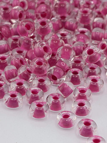 Opaque Terra Intensive Dyed Pink | Size 6 | 20g Tube | Preciosa-Ornela Glass Seed Beads