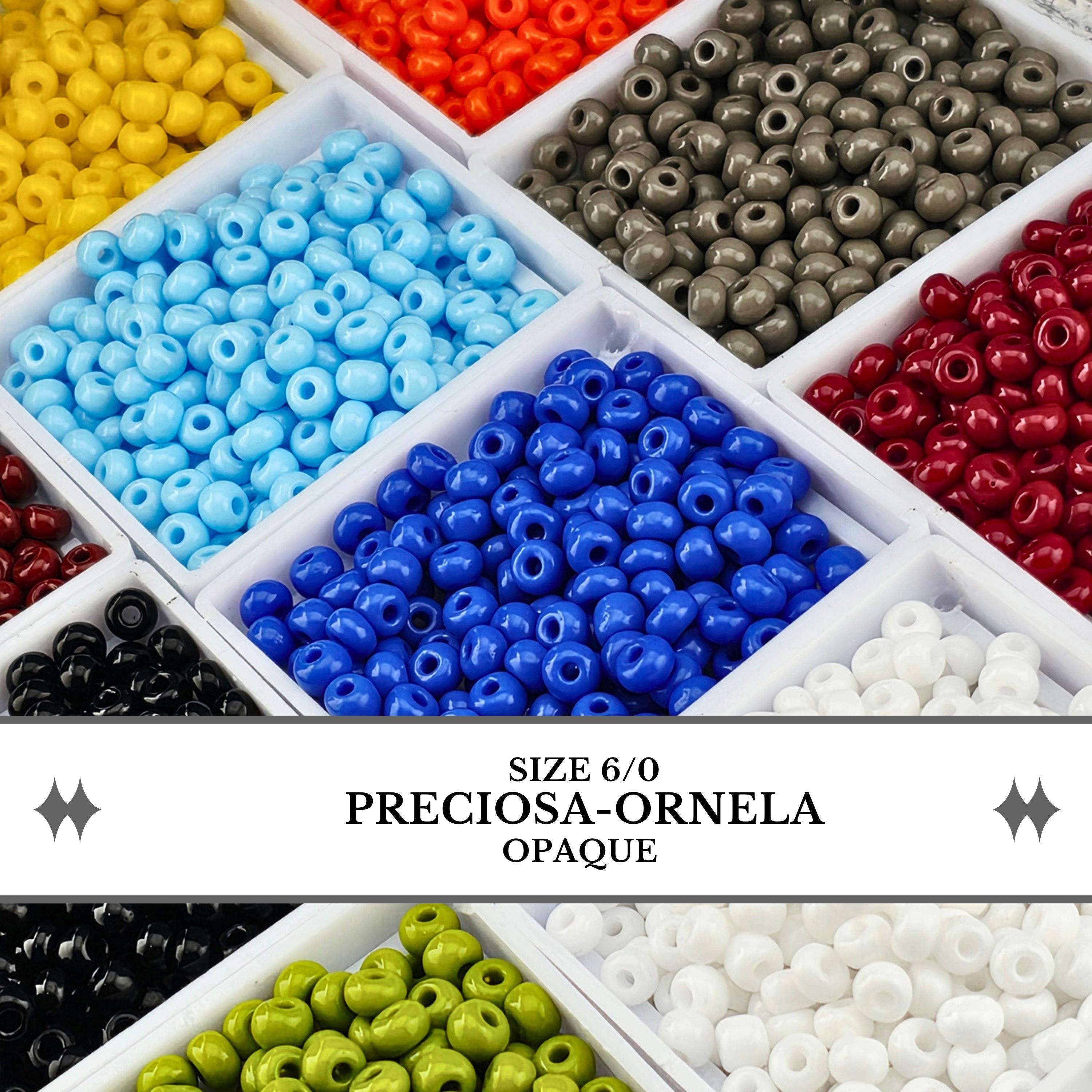 Preciosa-Ornela Opaque Size 6 Tubes Approx 20g