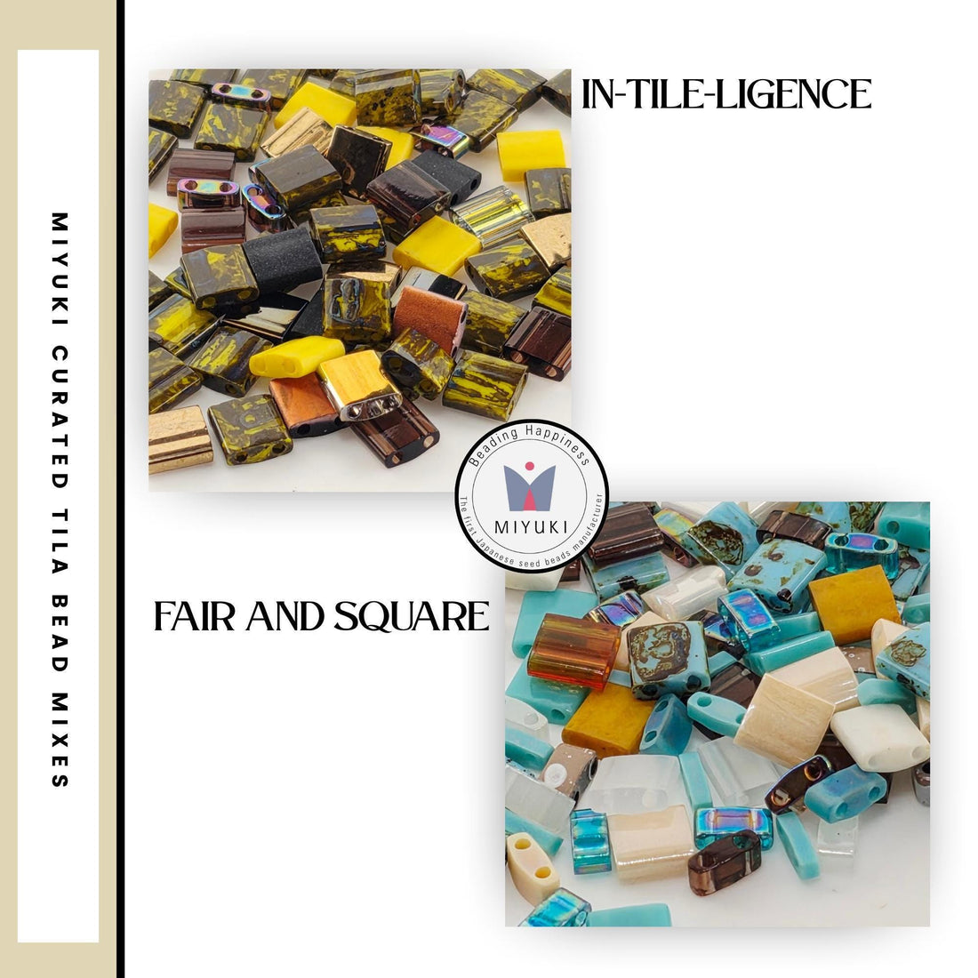 Miyuki Tila, Half-Tila & Quarter-Tila Bead Mixes | 7.5g