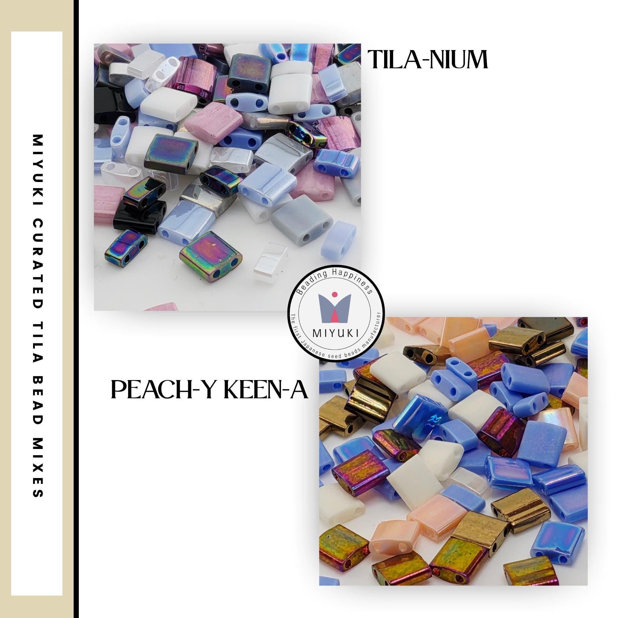 Miyuki Tila, Half-Tila & Quarter-Tila Bead Mixes | 7.5g
