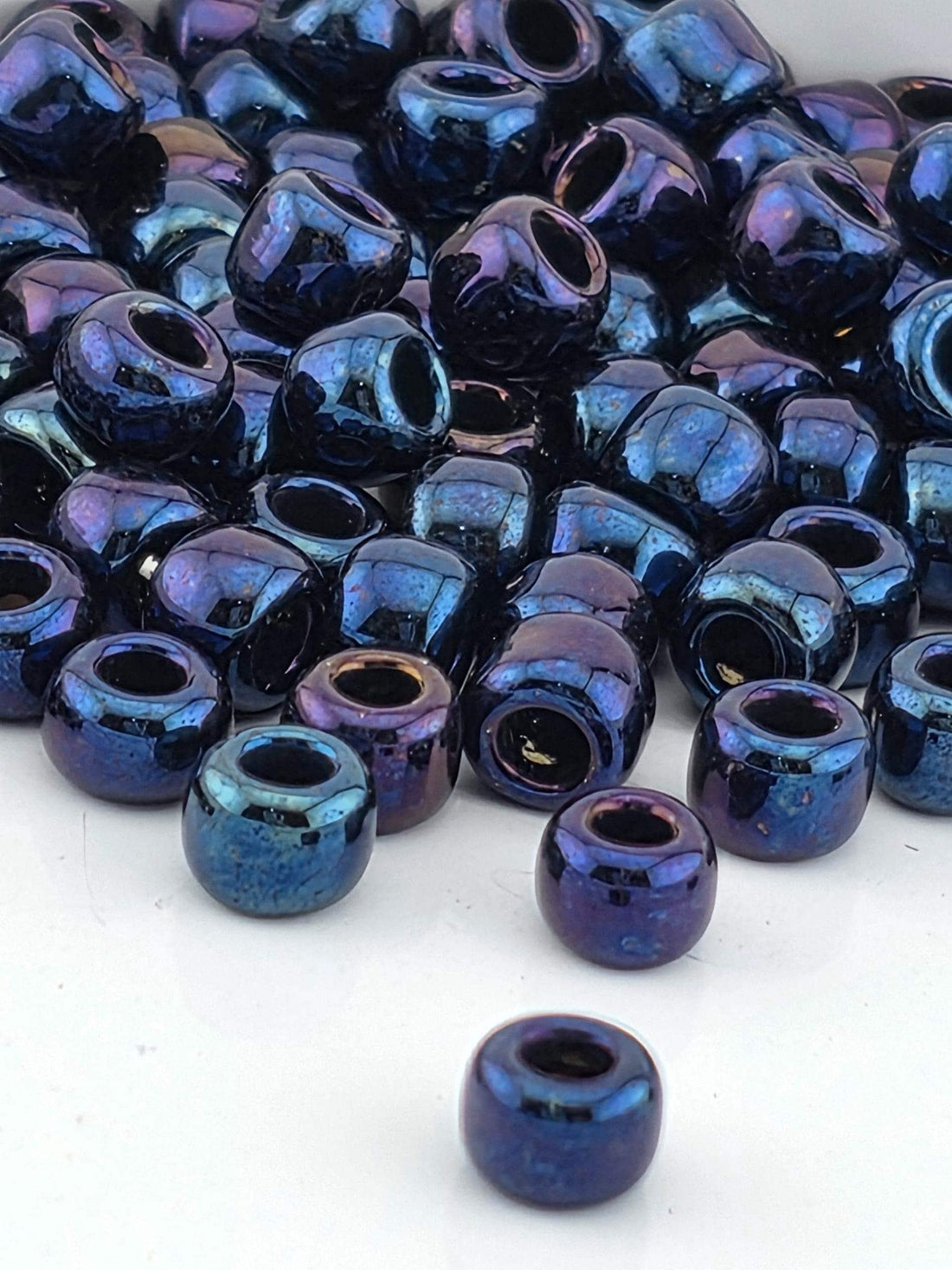 TOHO Round 6/0 Metallic Nebula, Glass Seed Beads | 2.5 Tube