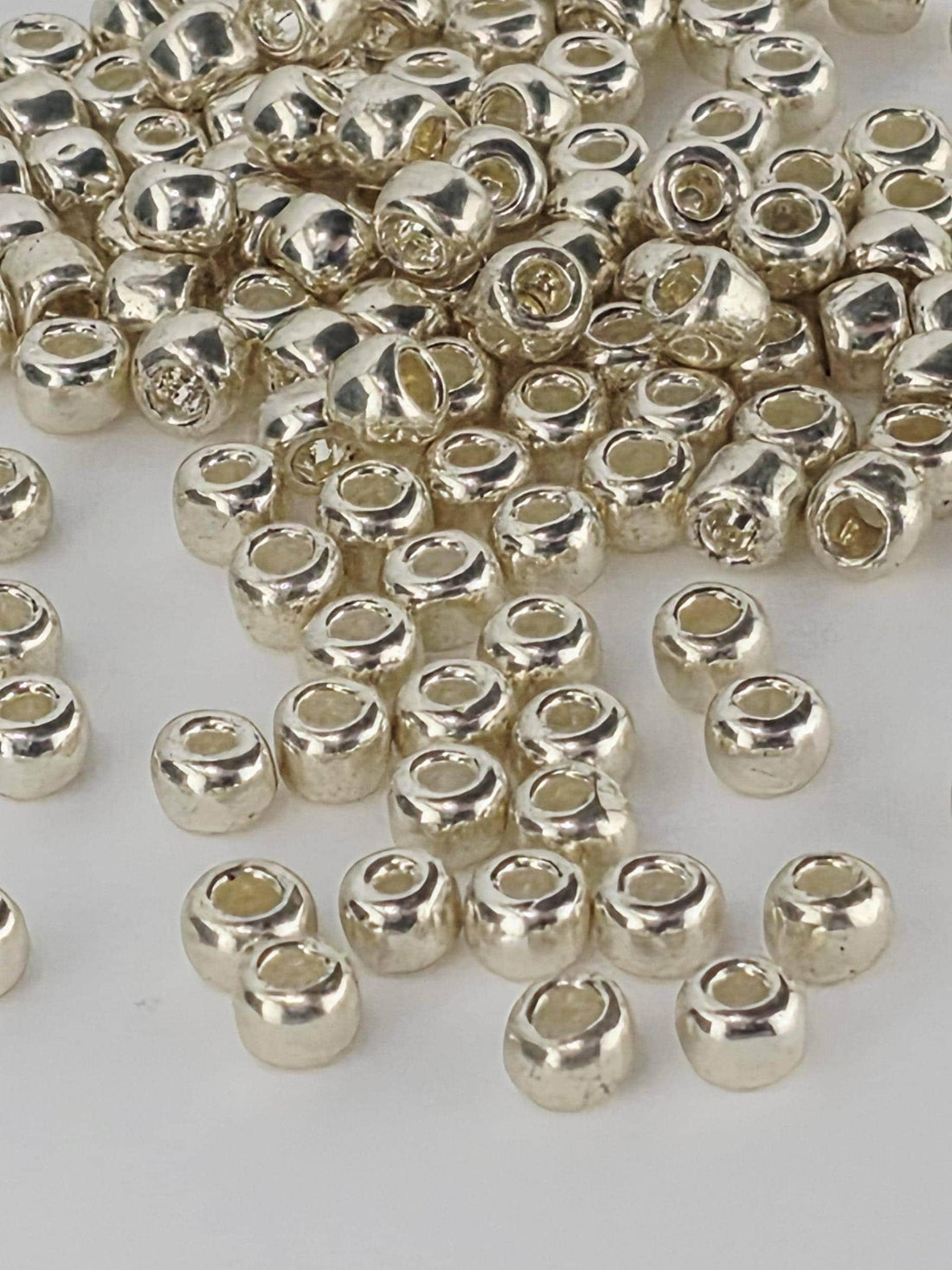 TOHO Round 6/0 Seeds, Galvanized Aluminum | 2.5" Tube – Jewelry Making Beads