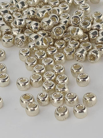 TOHO Round 6/0 Seeds, Galvanized Aluminum | 2.5" Tube – Jewelry Making Beads