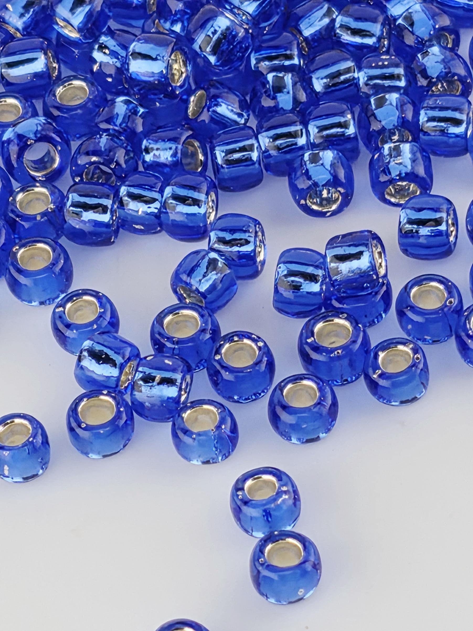TOHO Round 6/0 Tube 2.5" : Silver-Lined Sapphire