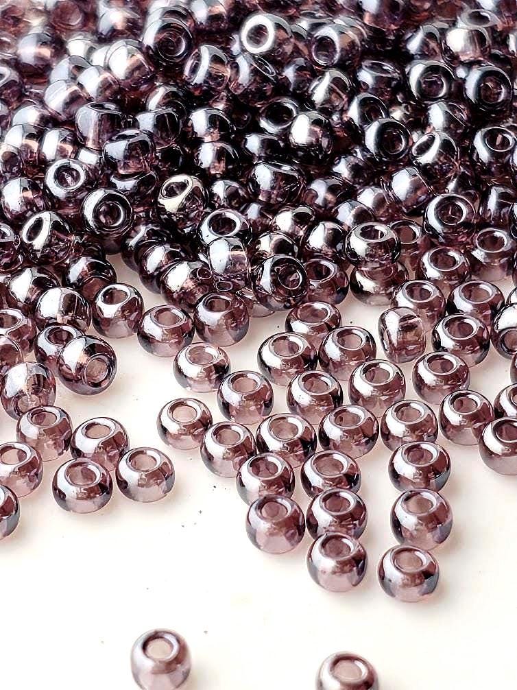 Transparent Luster Lt. Amethyst | Size 8 | 15g | Preciosa-Ornela Glass Seed Beads