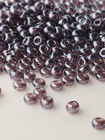 Transparent Luster Amethyst | Size 8 | 15g | Preciosa-Ornela Glass Seed Beads