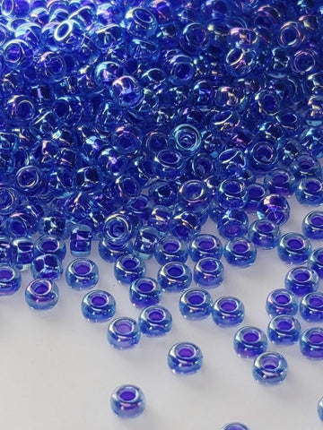 Miyuki Seed Beads: Sapphire Violet Inside Color Lined (Size 11/0, 20g)