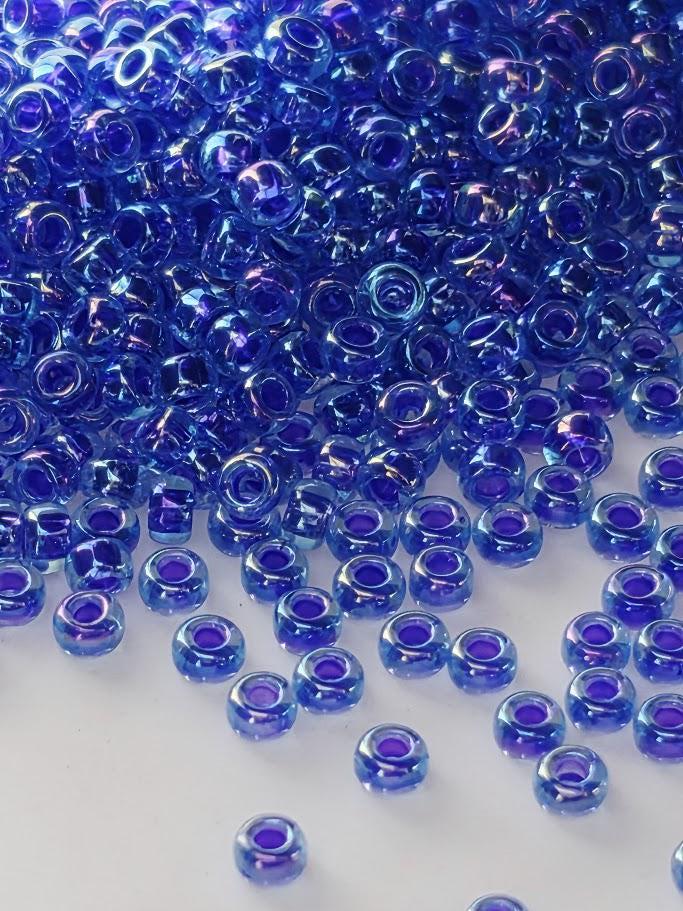 Miyuki Seed Beads: Sapphire Violet Inside Color Lined (Size 11/0, 20g)