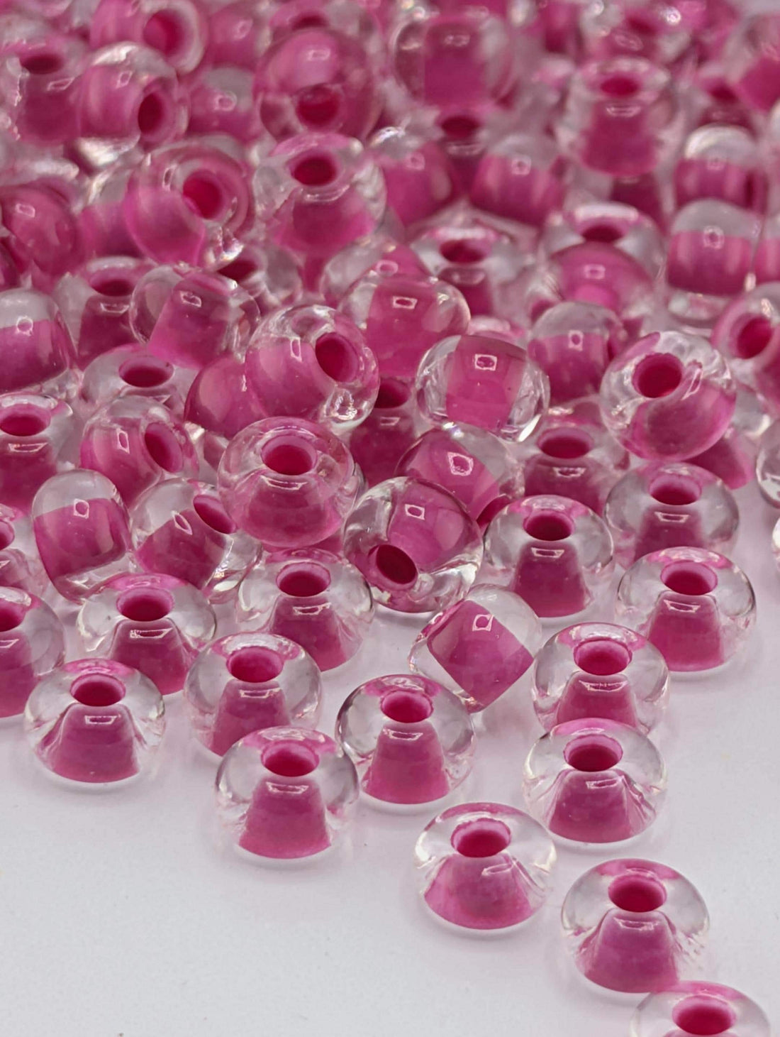 Pink Seed Beads Size 6/0, Opaque Czech Glass | Preciosa Ornela | Bead Weaving