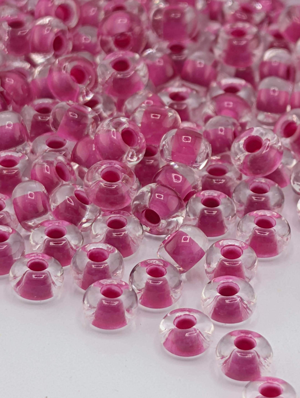 Pink Seed Beads Size 6/0, Opaque Czech Glass | Preciosa Ornela | Bead Weaving