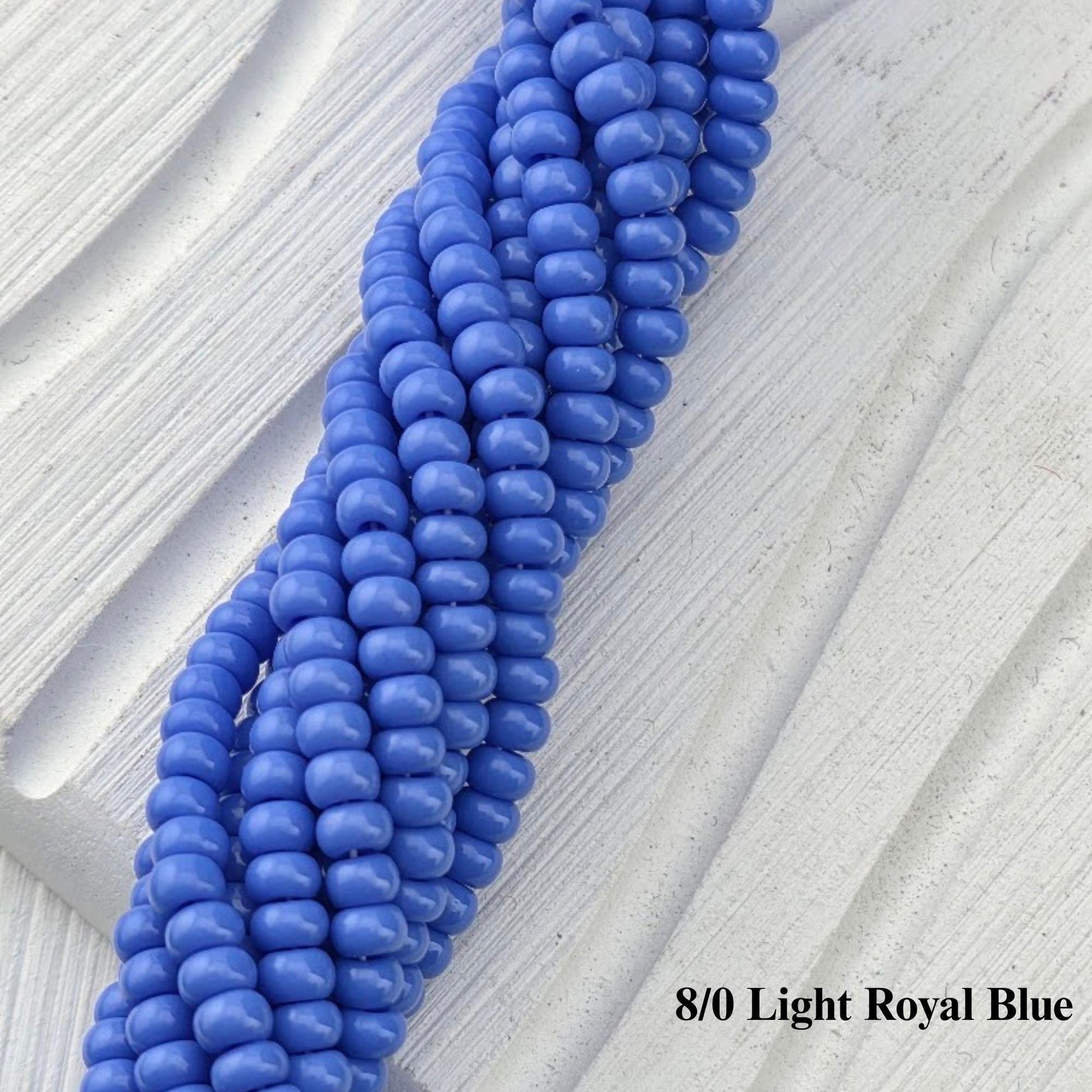 Preciosa Ornela 8/0 Czech Glass Seed Beads - Opaque Half-Hank (6x 12" Strands), 3mm Round Rocaille Beads for Jewelry Making & Beadweaving