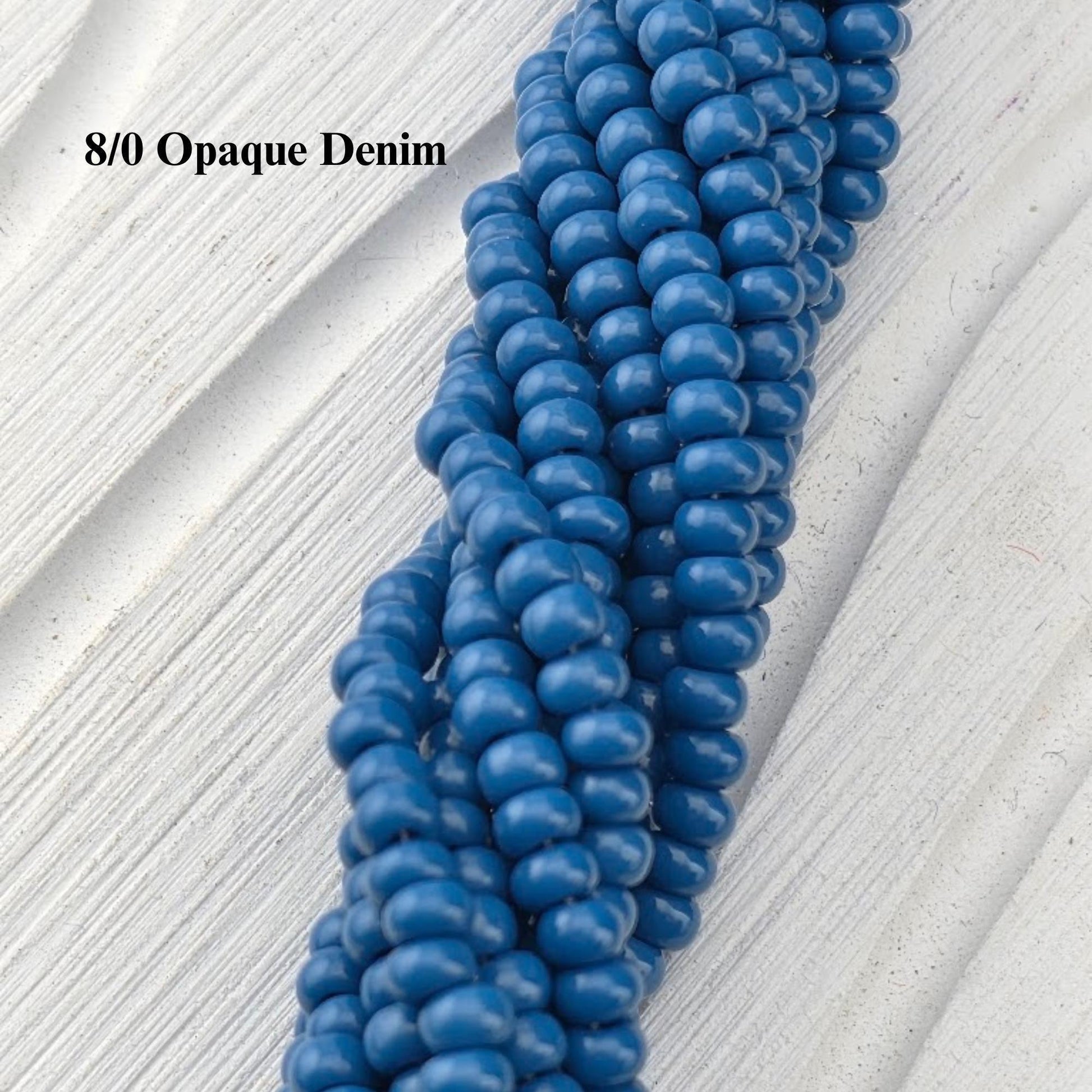 Preciosa Ornela 8/0 Czech Glass Seed Beads - Opaque Half-Hank (6x 12" Strands), 3mm Round Rocaille Beads for Jewelry Making & Beadweaving
