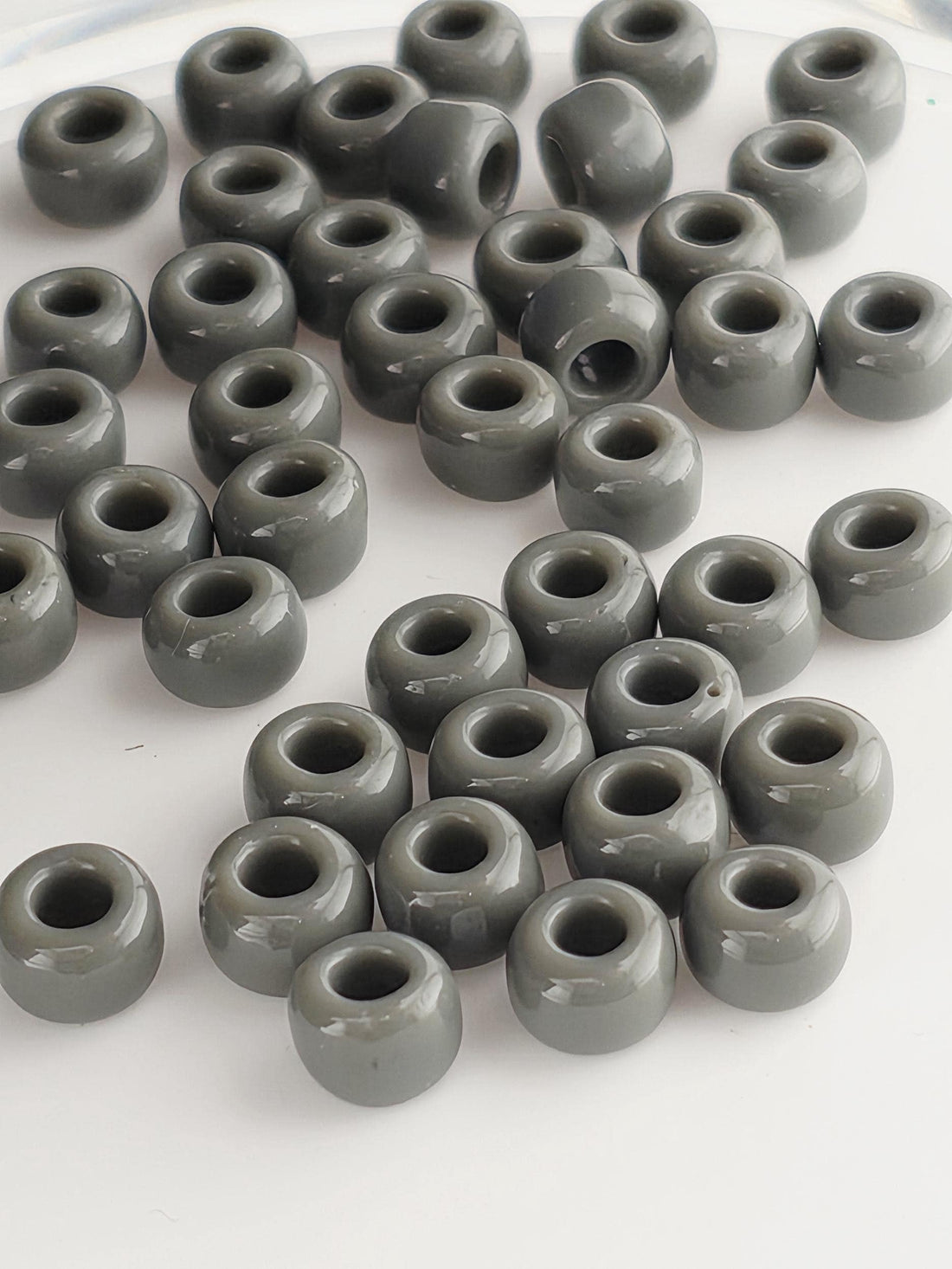 TOHO Round 3/0 Tube 2.5" : Opaque Dk Gray