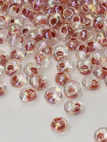 Toho Magatama Beads 3mm, Rainbow Crystal Inside-Color | Glass | Peyote Stitch