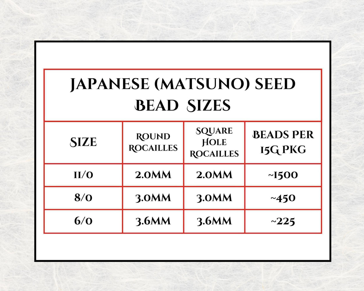 Yellow Opaque Matte Matsuno Seed Beads | Size 11/0 (2mm) | 15g, ~1650 pcs